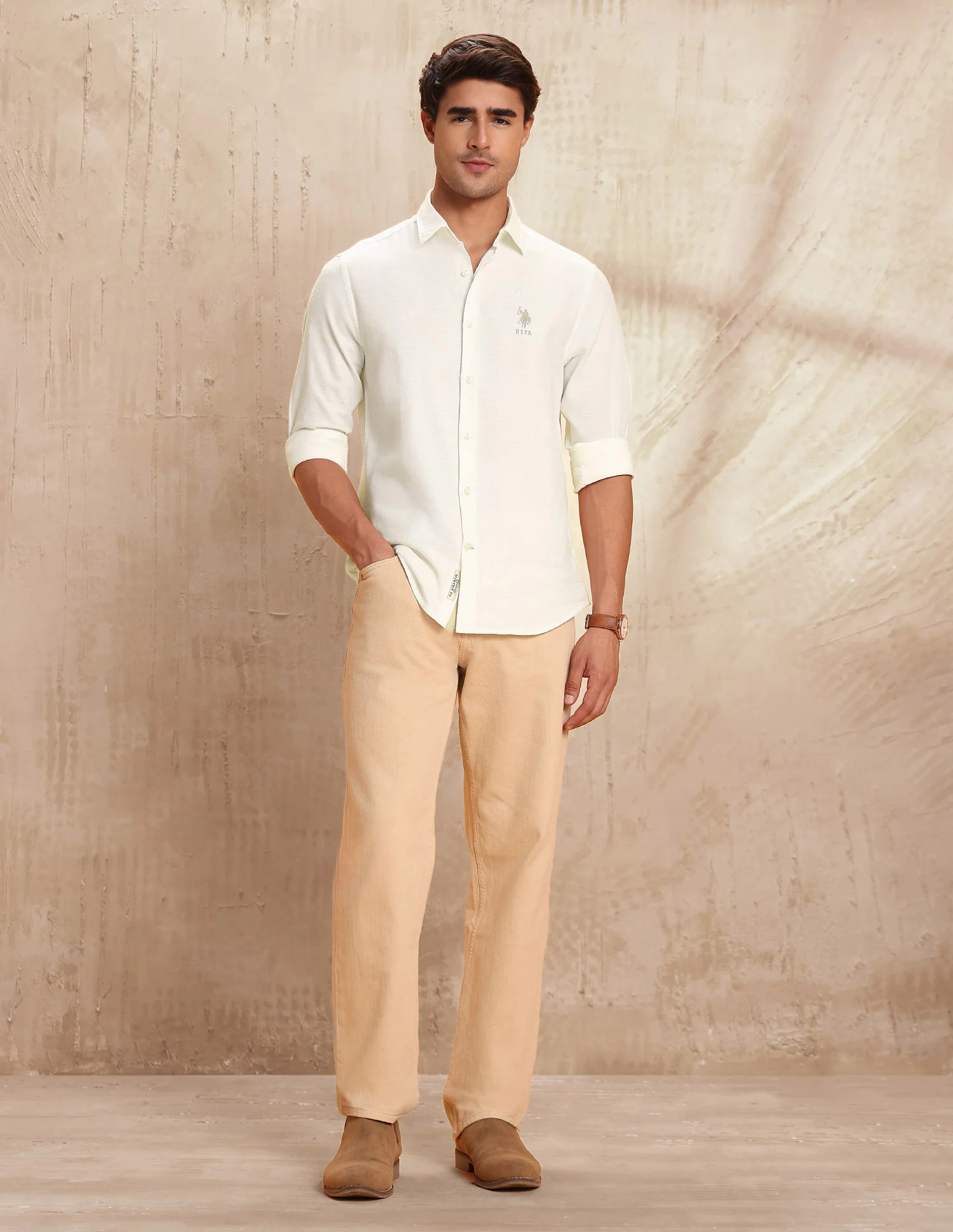 Slim Fit Pure Cotton Shirt - Image 3