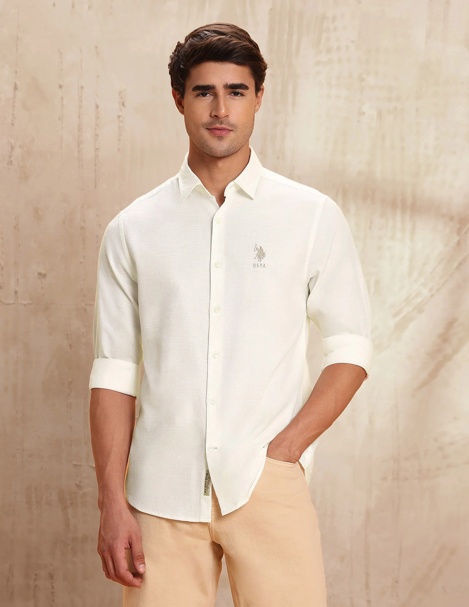 Slim Fit Pure Cotton Shirt - Image 6