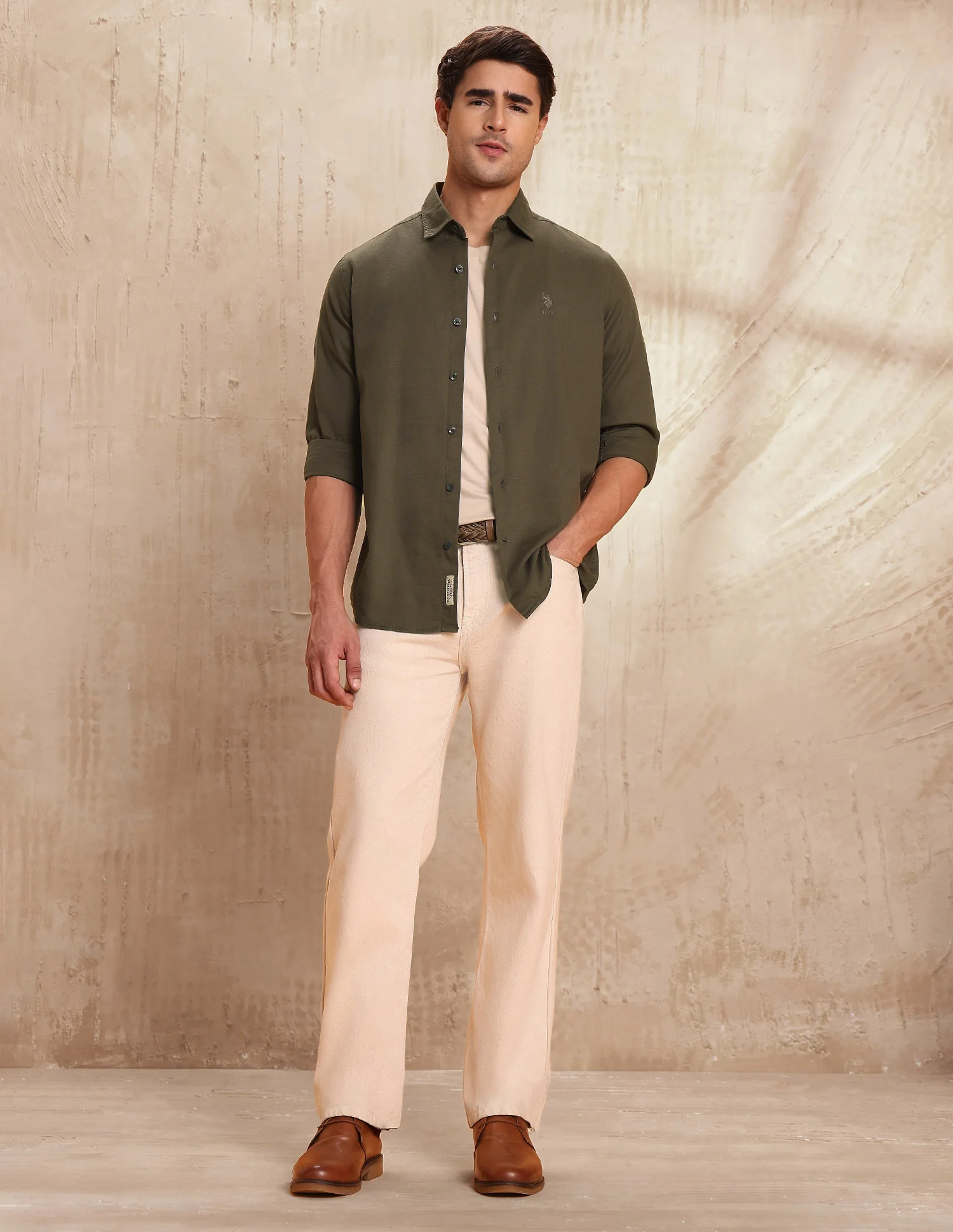 Slim Fit Pure Cotton Shirt - Image 3