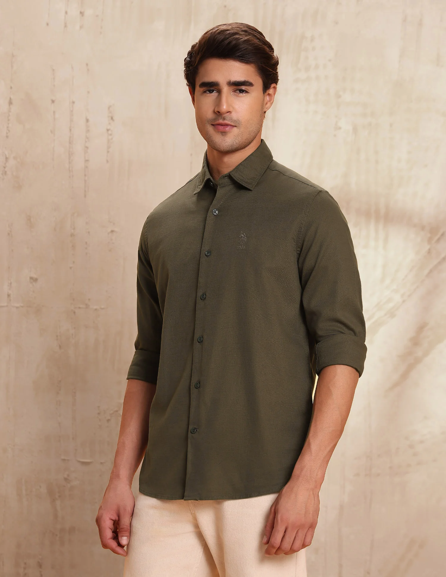 Slim Fit Pure Cotton Shirt - Image 4