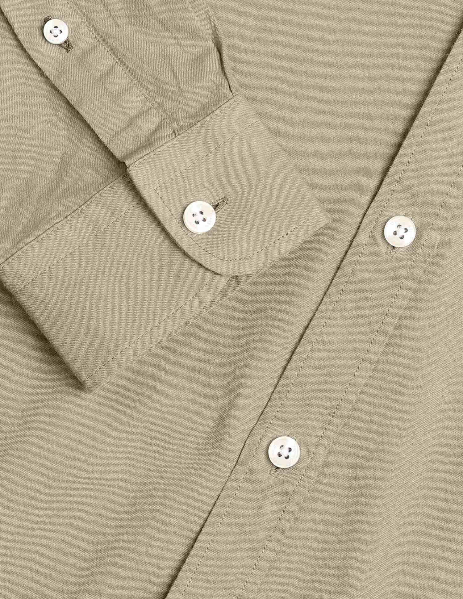 Slim Fit Pure Cotton Twill Shirt - Image 8