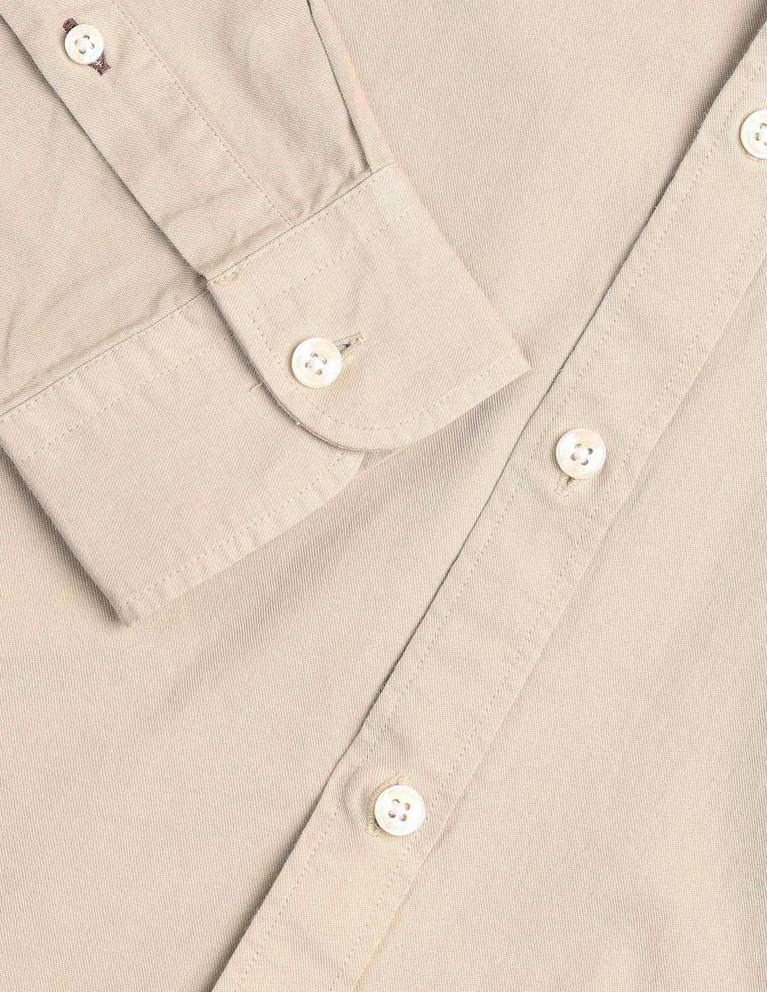 Slim Fit Pure Cotton Twill Shirt - Image 8