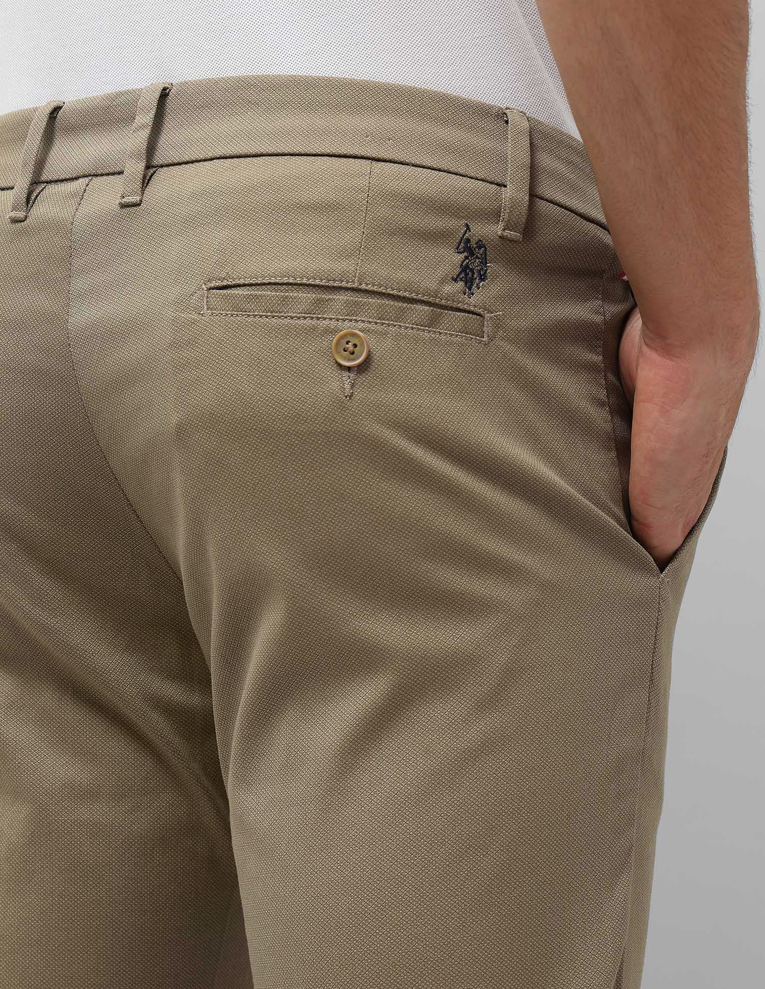 Slim Fit Satin Trousers - Image 8