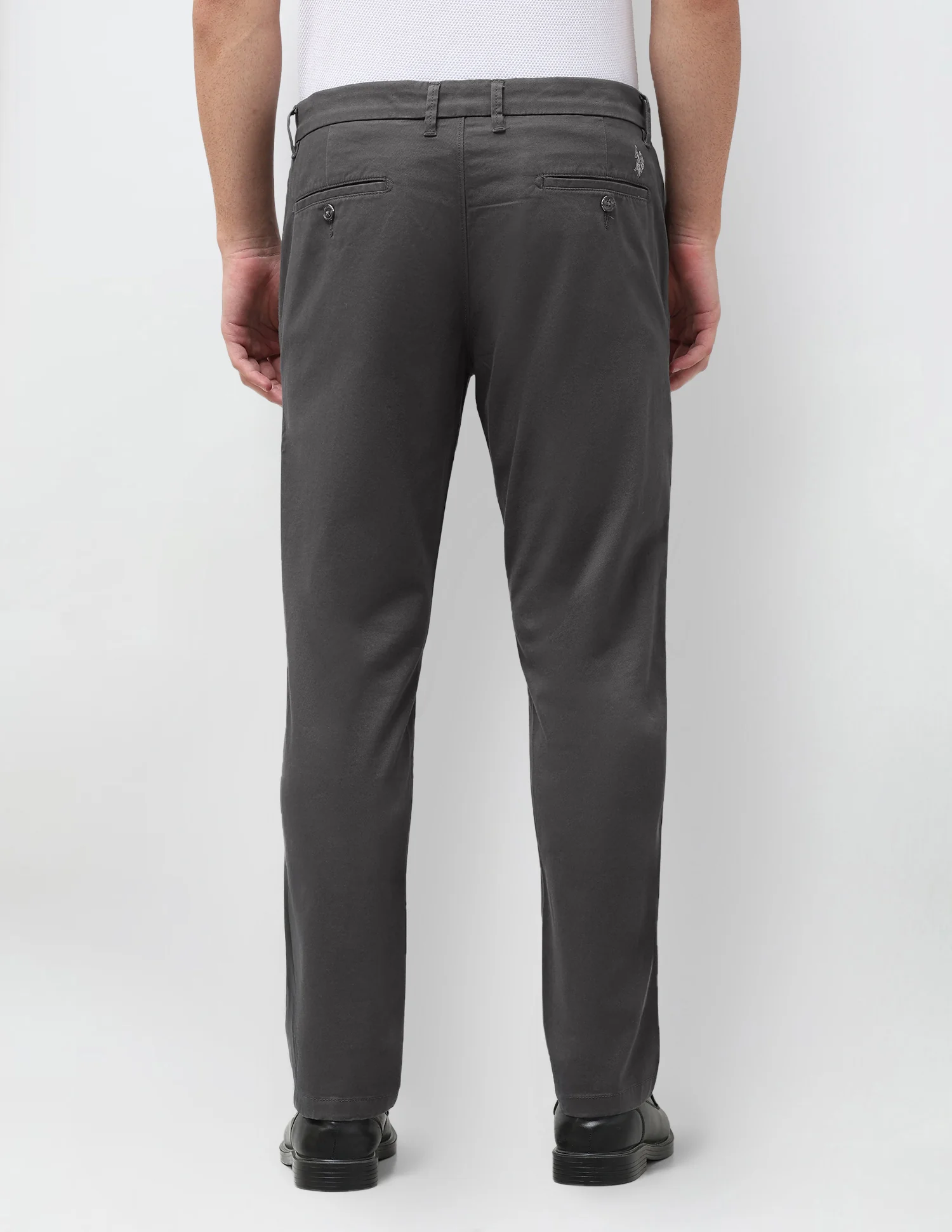 Slim Fit Satin Trousers - Image 5