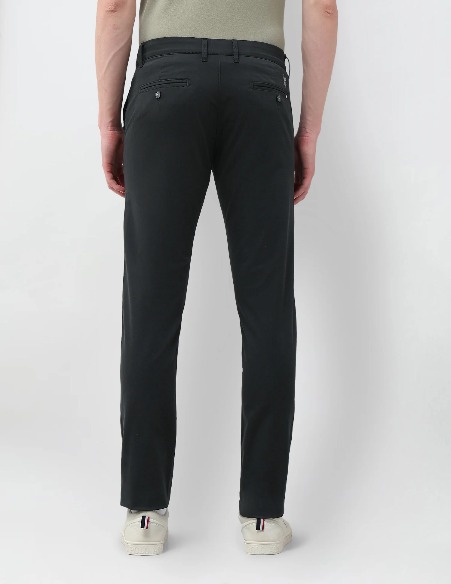 Slim Fit Satin Trousers - Image 5