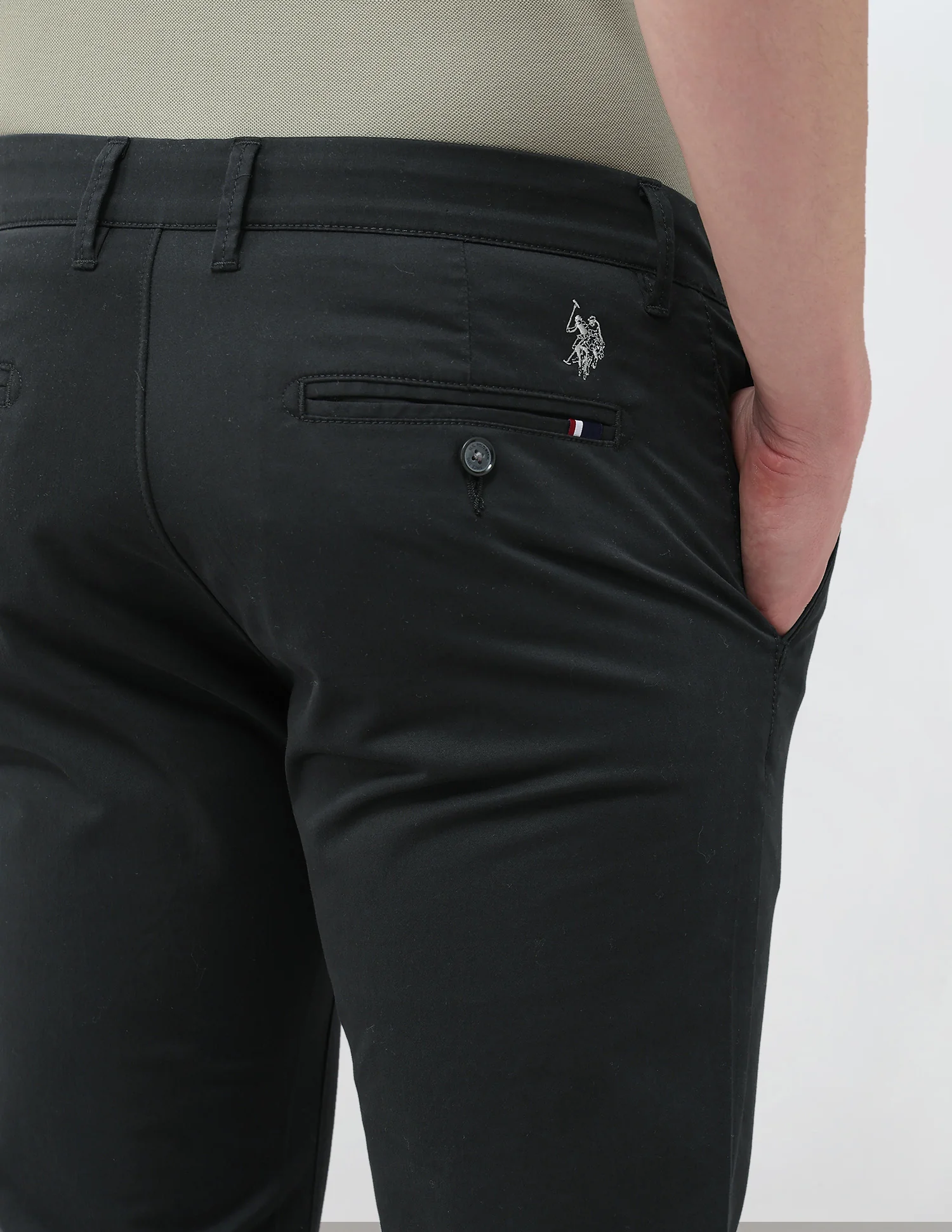 Slim Fit Satin Trousers - Image 8