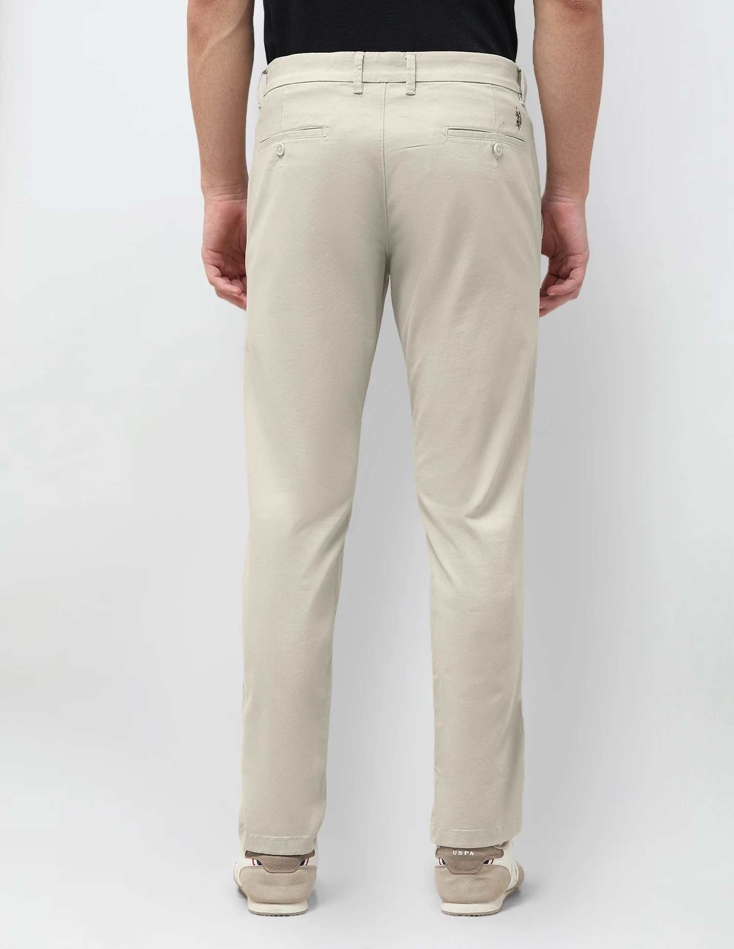 Slim Fit Satin Trousers - Image 5