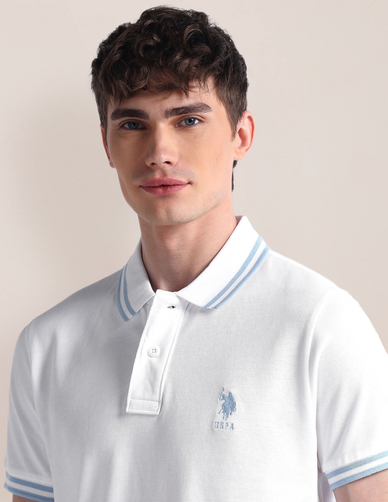 Slim Fit Short Sleeve Polo Shirt - Image 7