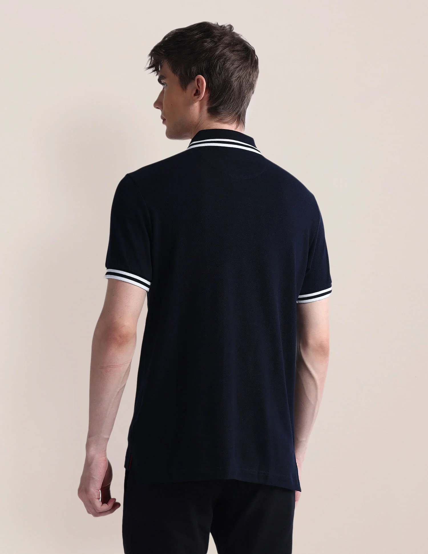 Slim Fit Short Sleeve Polo Shirt - Image 5
