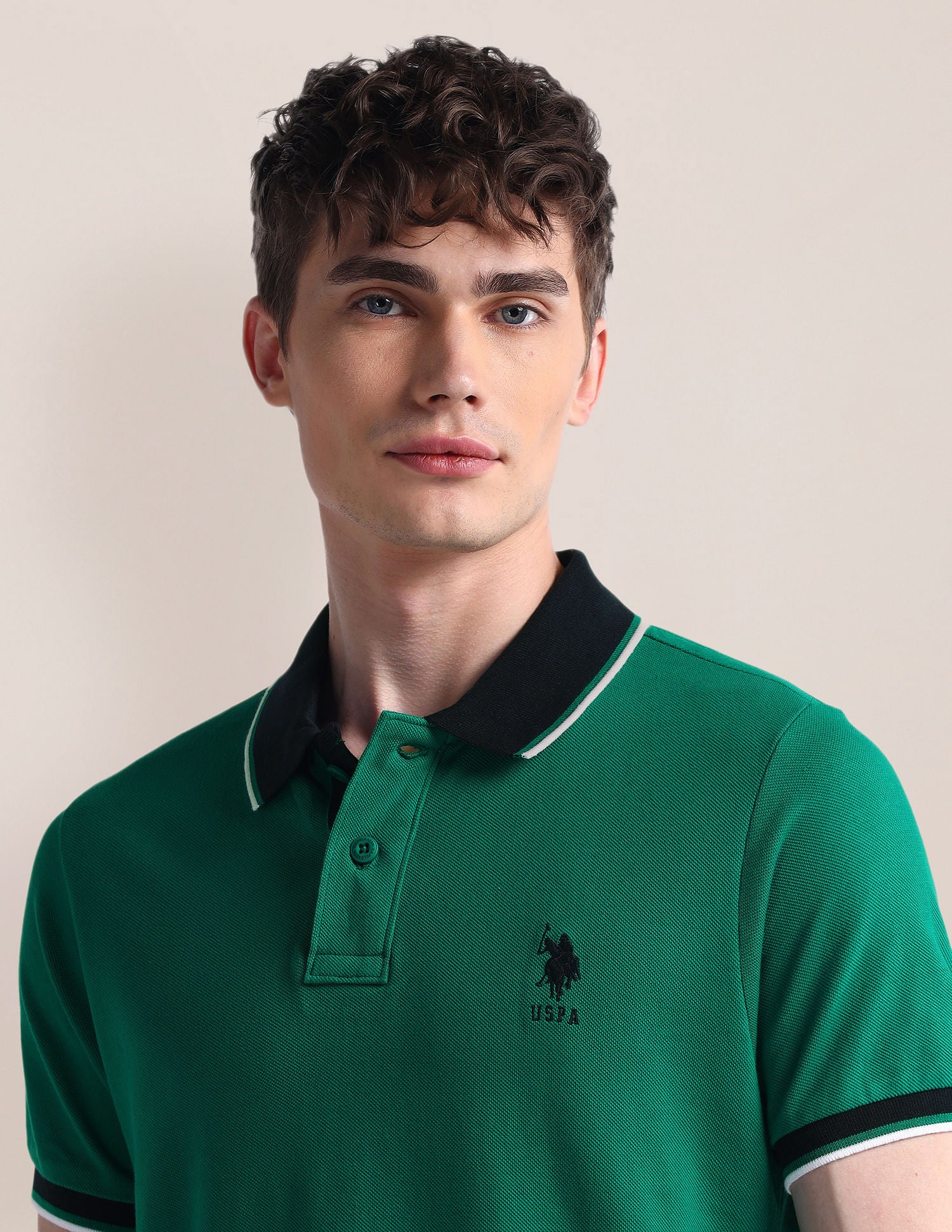 Slim Fit Short Sleeve Polo Shirt - Image 7