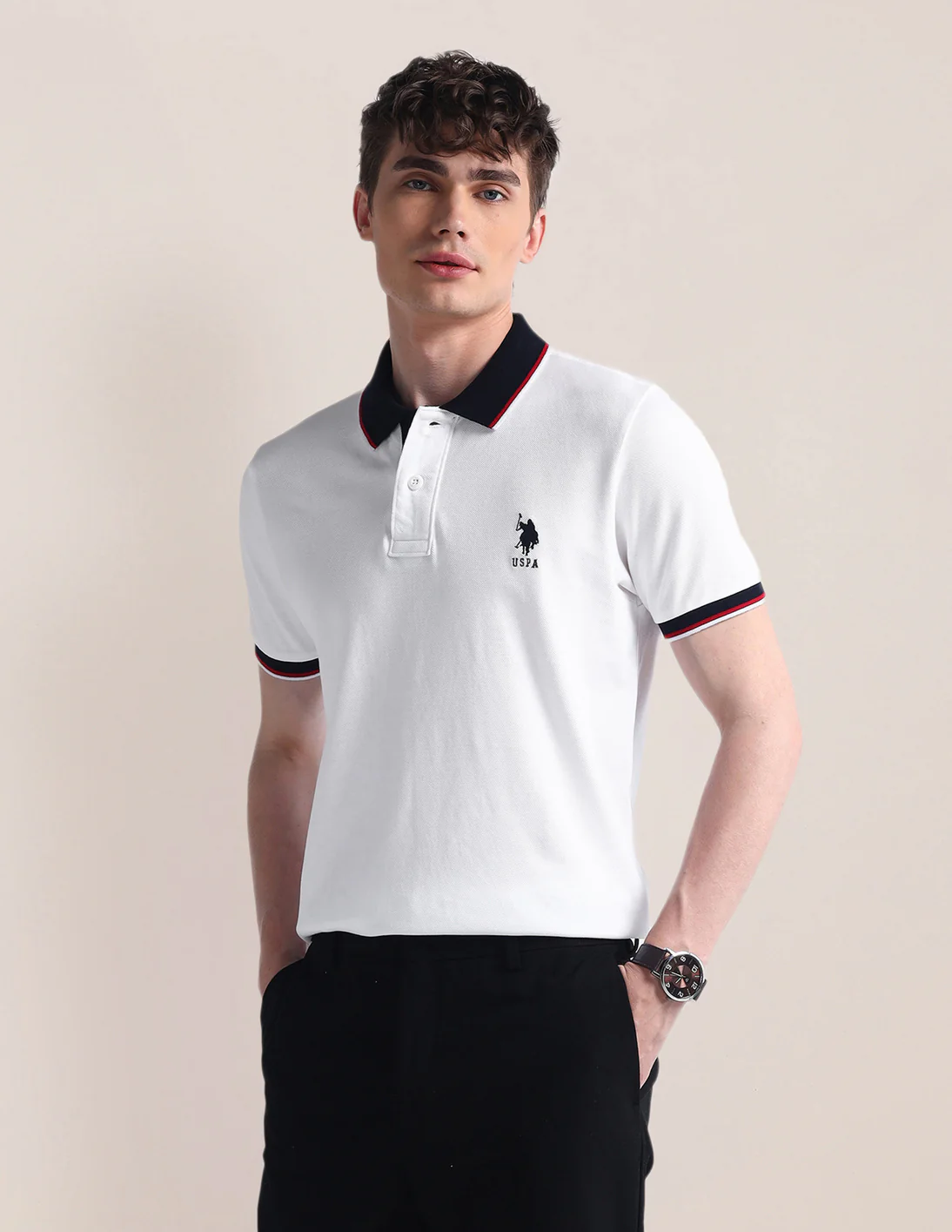 Slim Fit Short Sleeve Polo Shirt