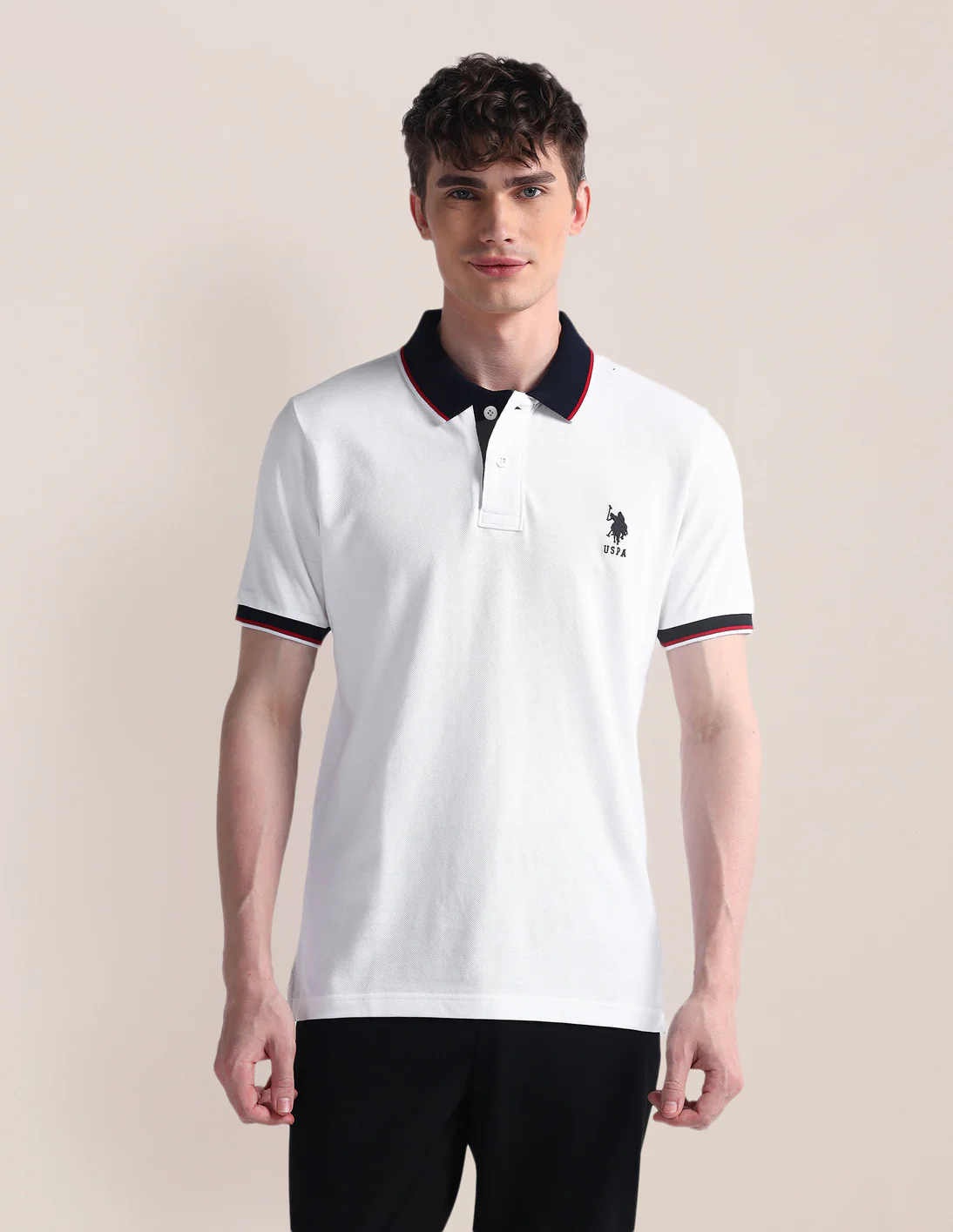 Slim Fit Short Sleeve Polo Shirt - Image 6
