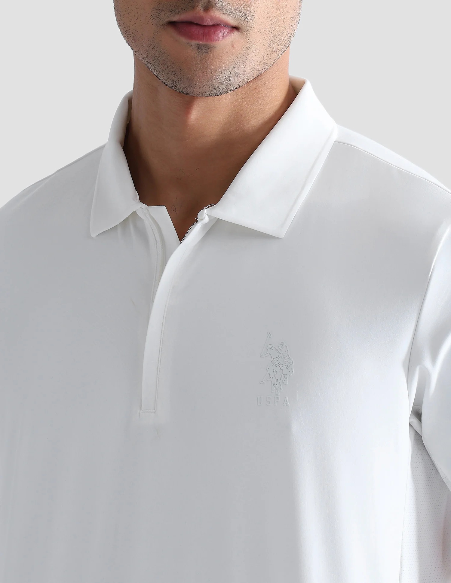 Slim Fit Solid Active Polo Shirt - Image 7