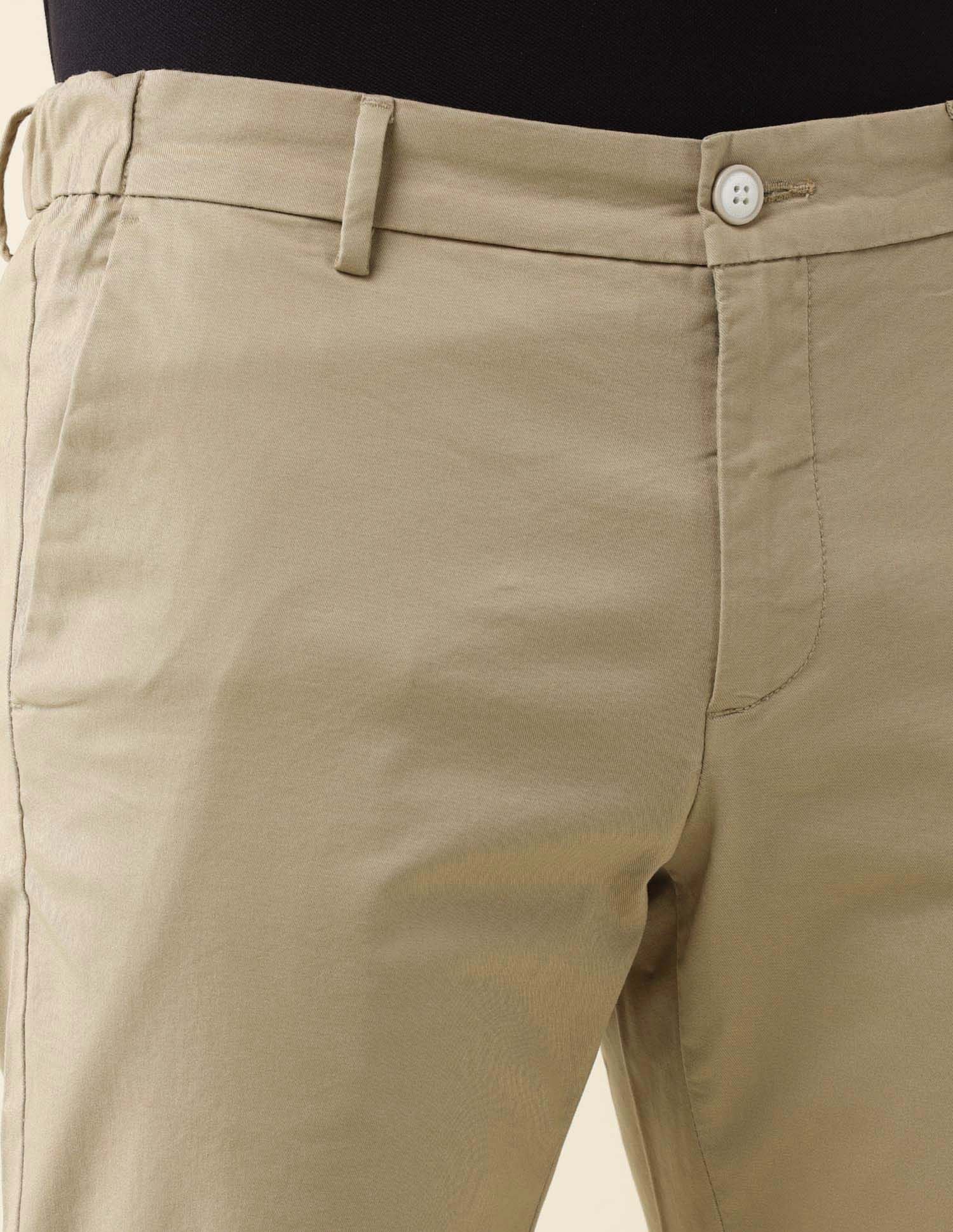 Slim Fit Solid Chinos - Image 7