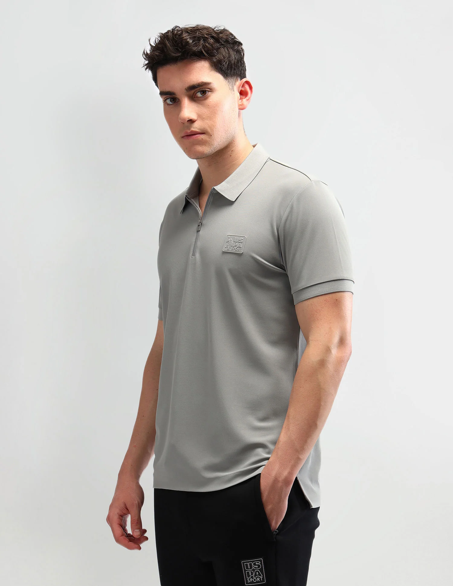 Slim Fit Solid Polo Shirt - Image 4