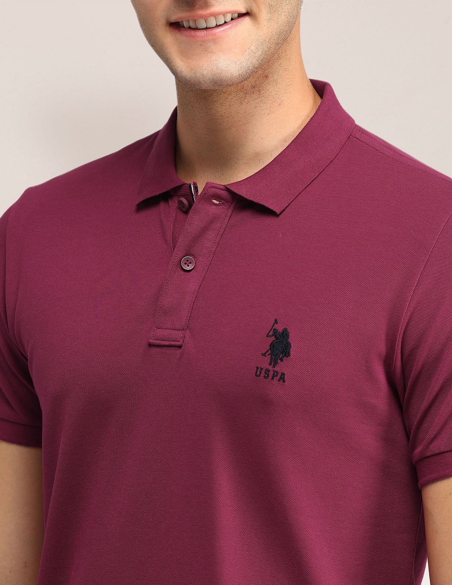 Slim Fit Solid Polo Shirt - Image 7