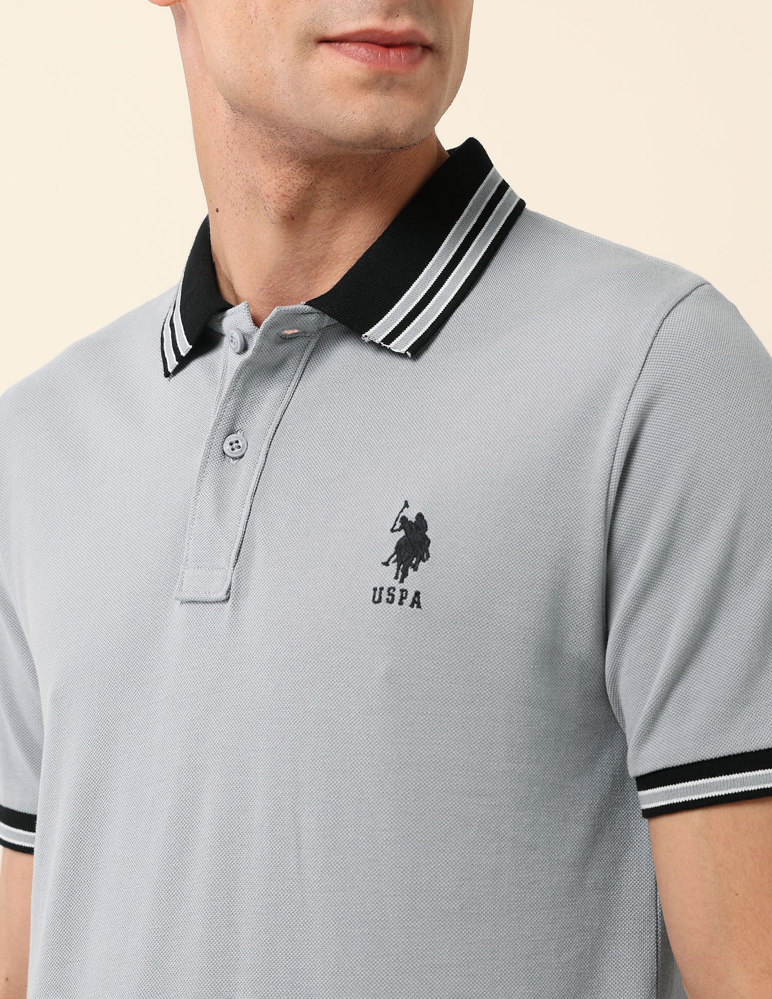 Slim Fit Solid Polo Shirt - Image 7