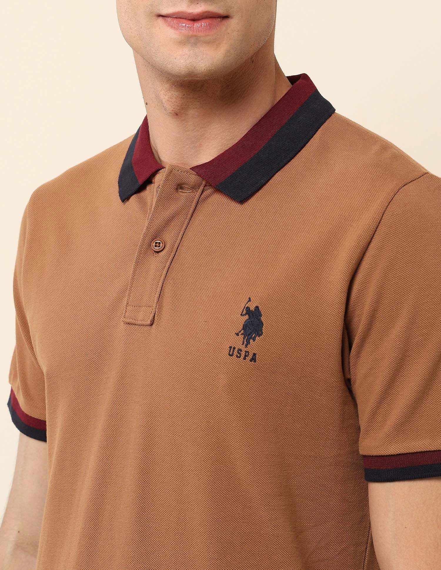 Slim Fit Solid Polo Shirt - Image 7