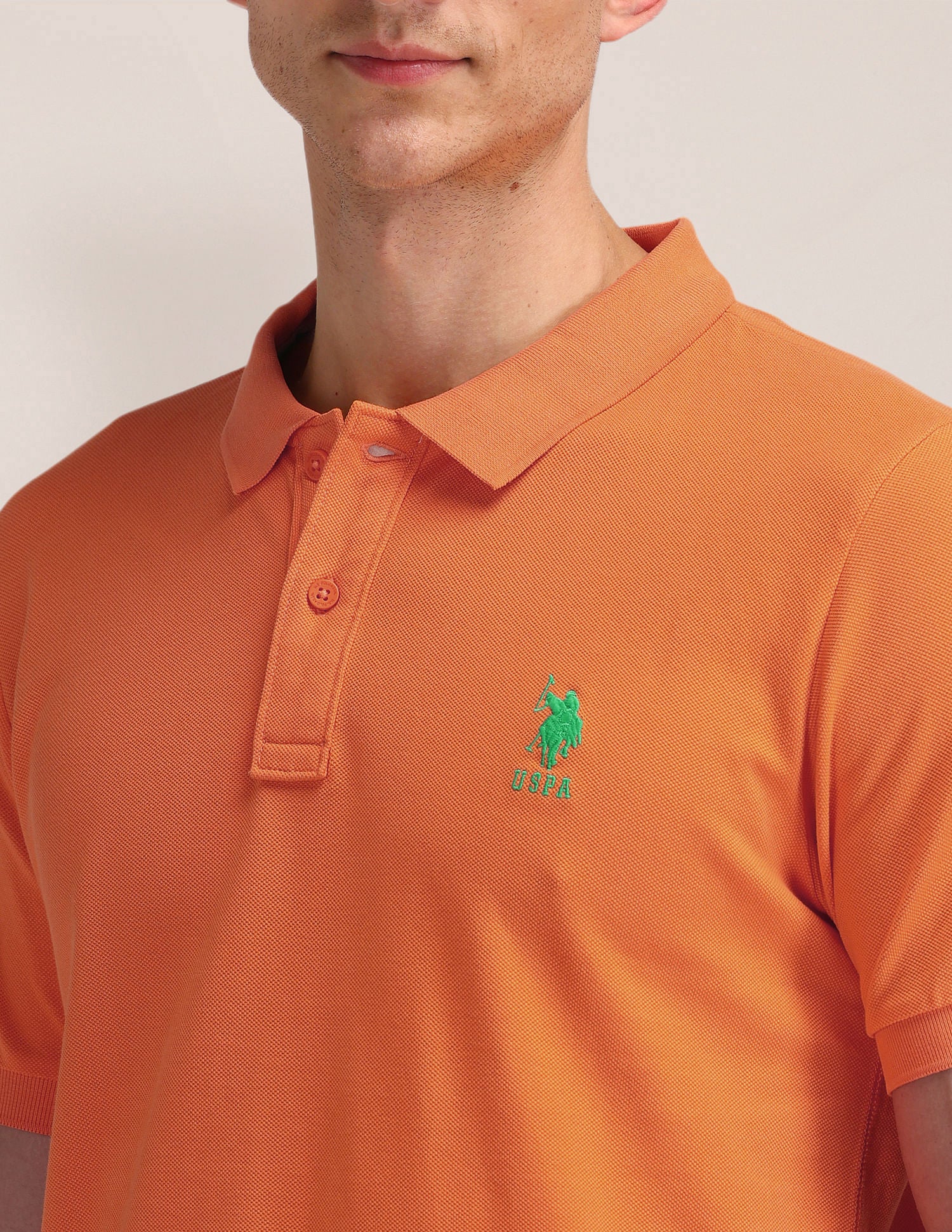 Slim Fit Solid Polo Shirt - Image 7