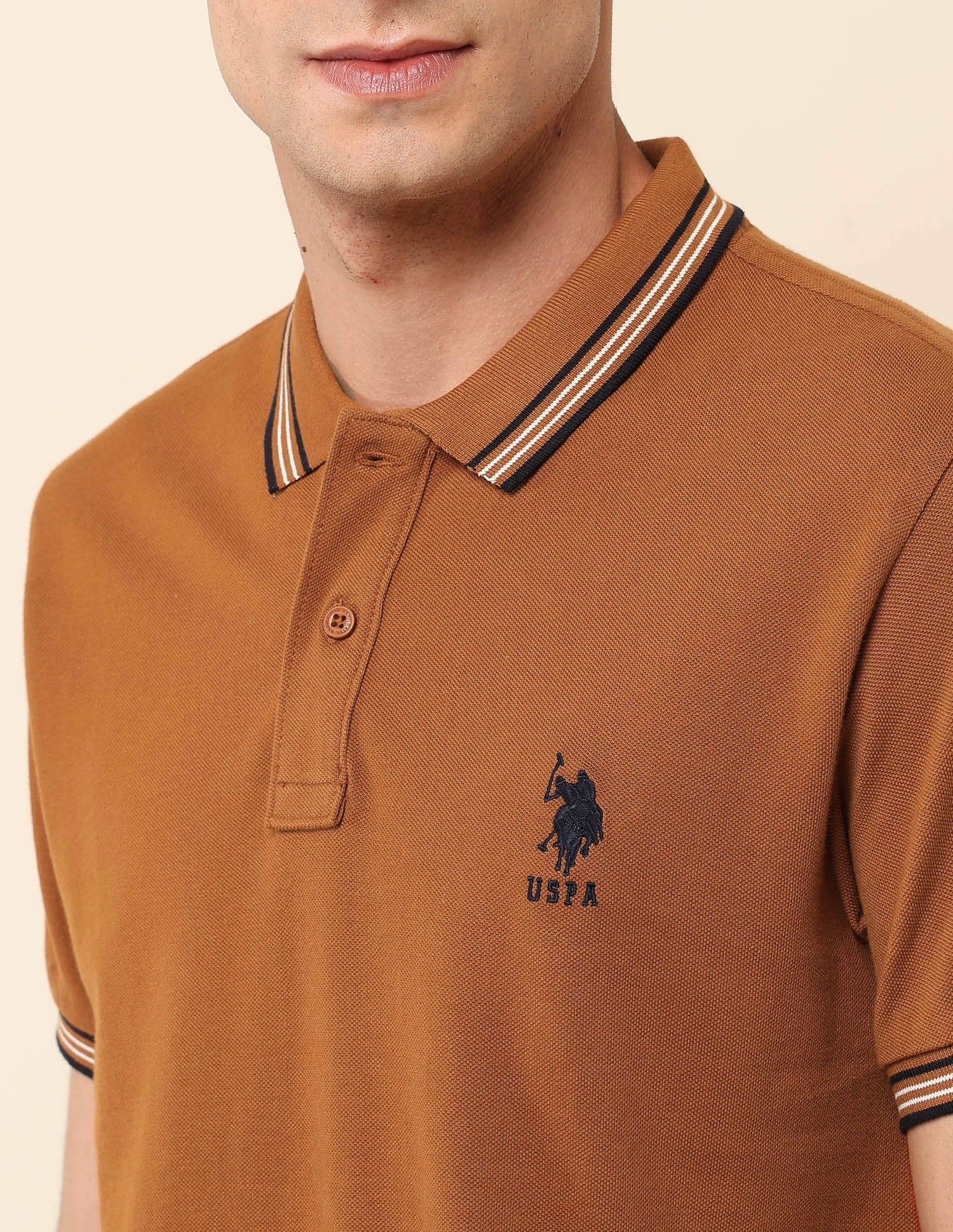 Slim Fit Solid Polo Shirt - Image 7