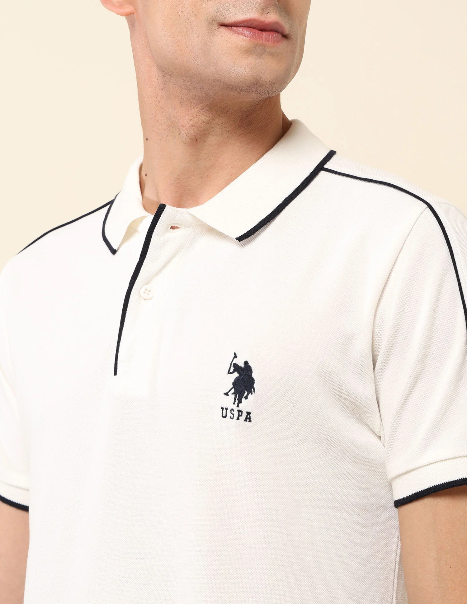 Slim Fit Solid Polo Shirt - Image 7