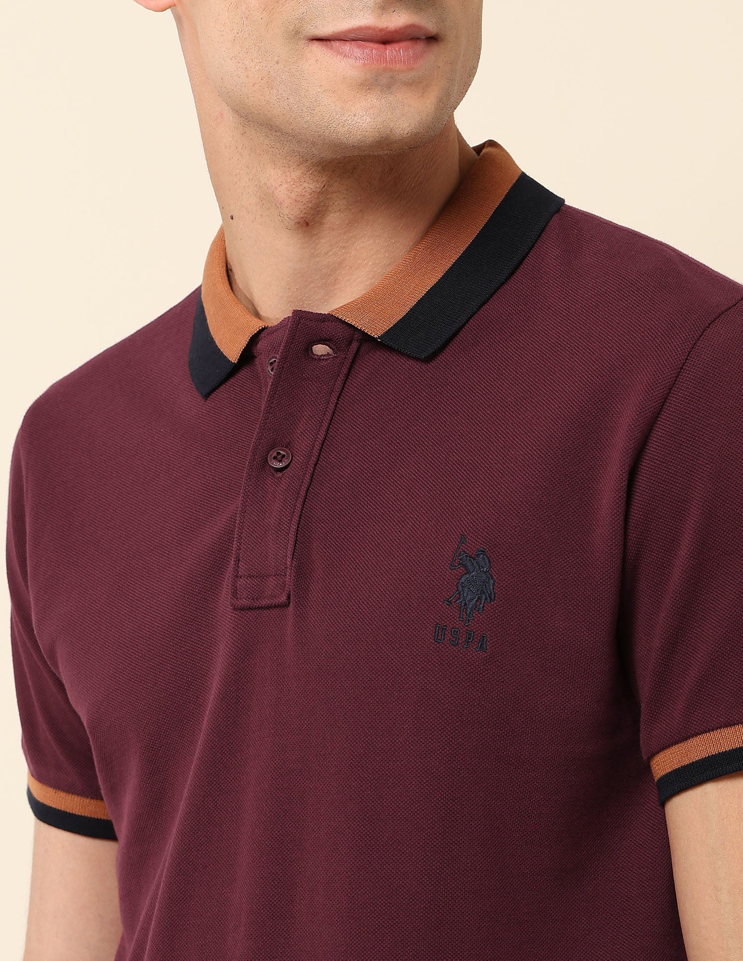 Slim Fit Solid Polo Shirt - Image 7