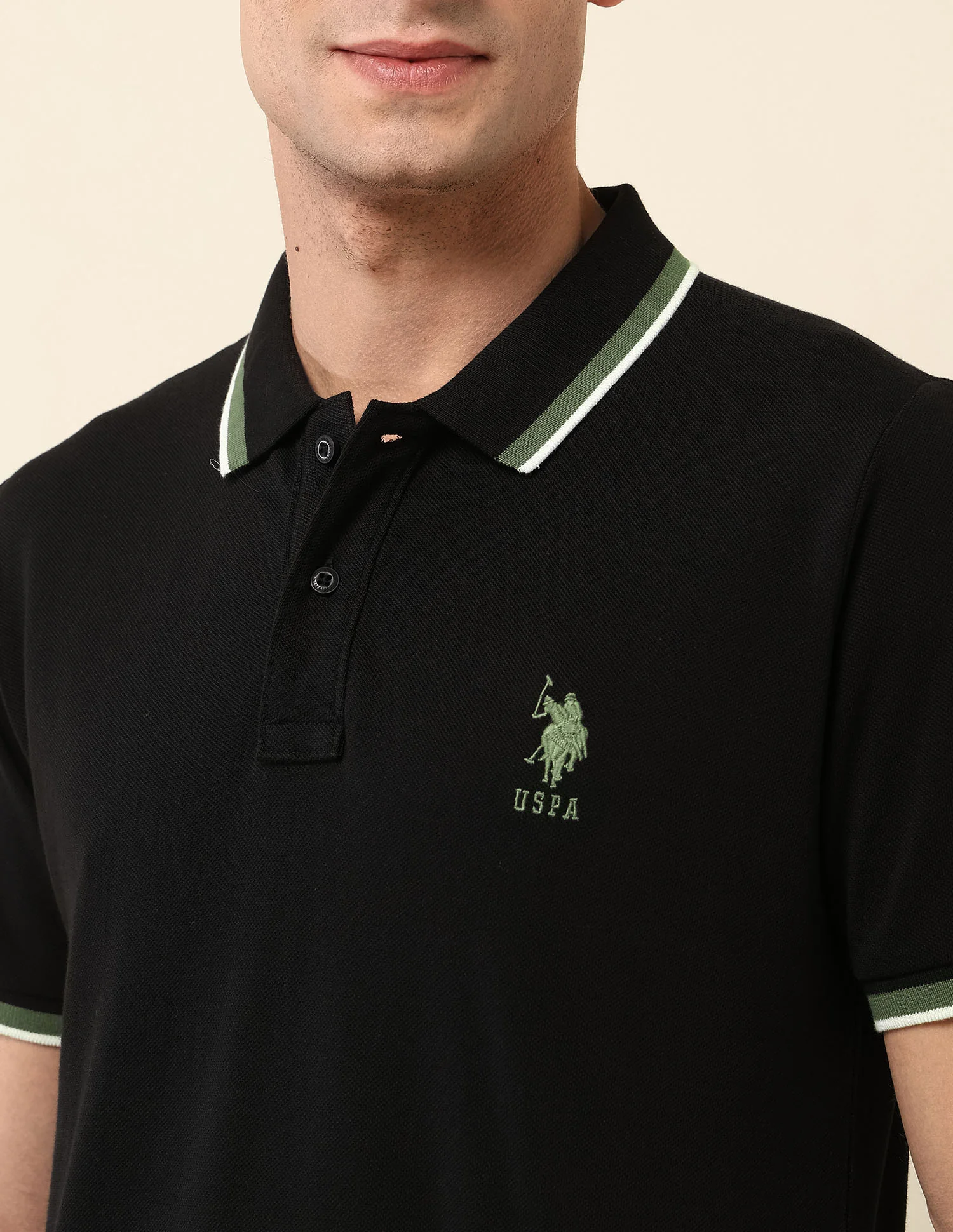 Slim Fit Solid Polo Shirt - Image 7