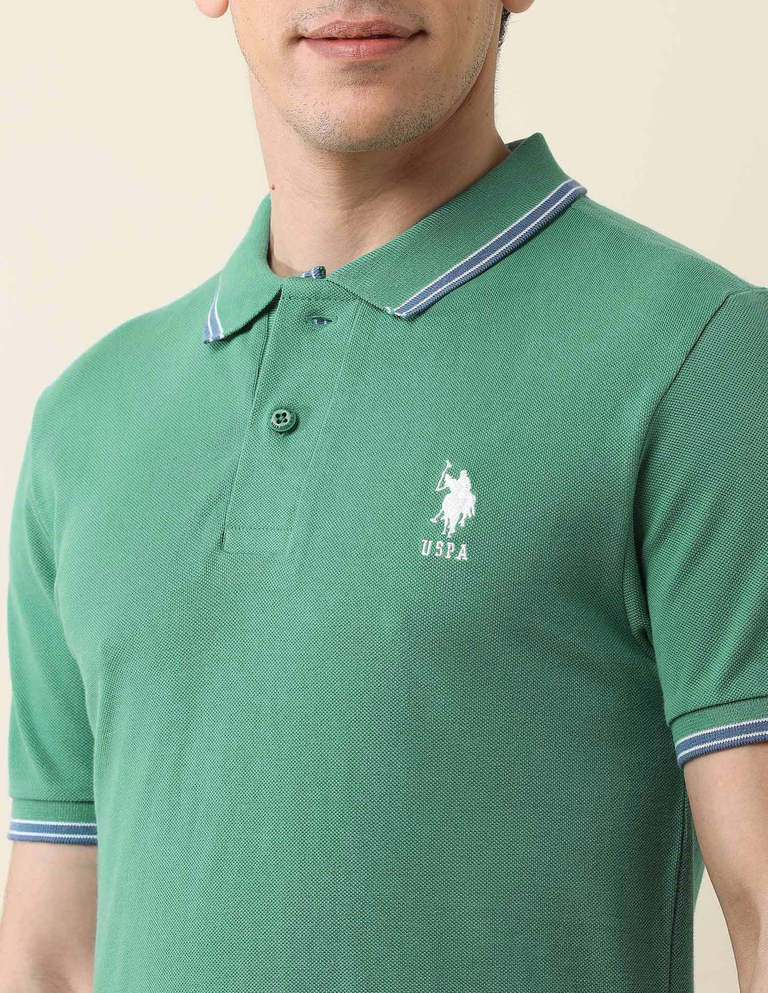 Slim Fit Solid Polo Shirt - Image 7