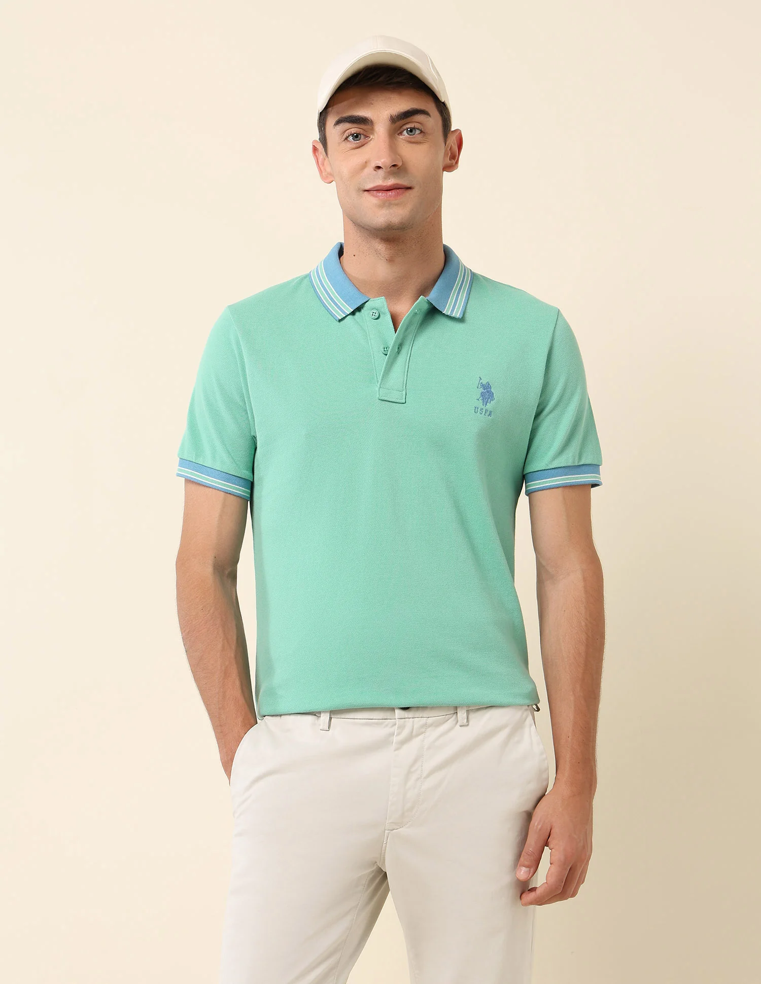 Slim Fit Solid Polo Shirt