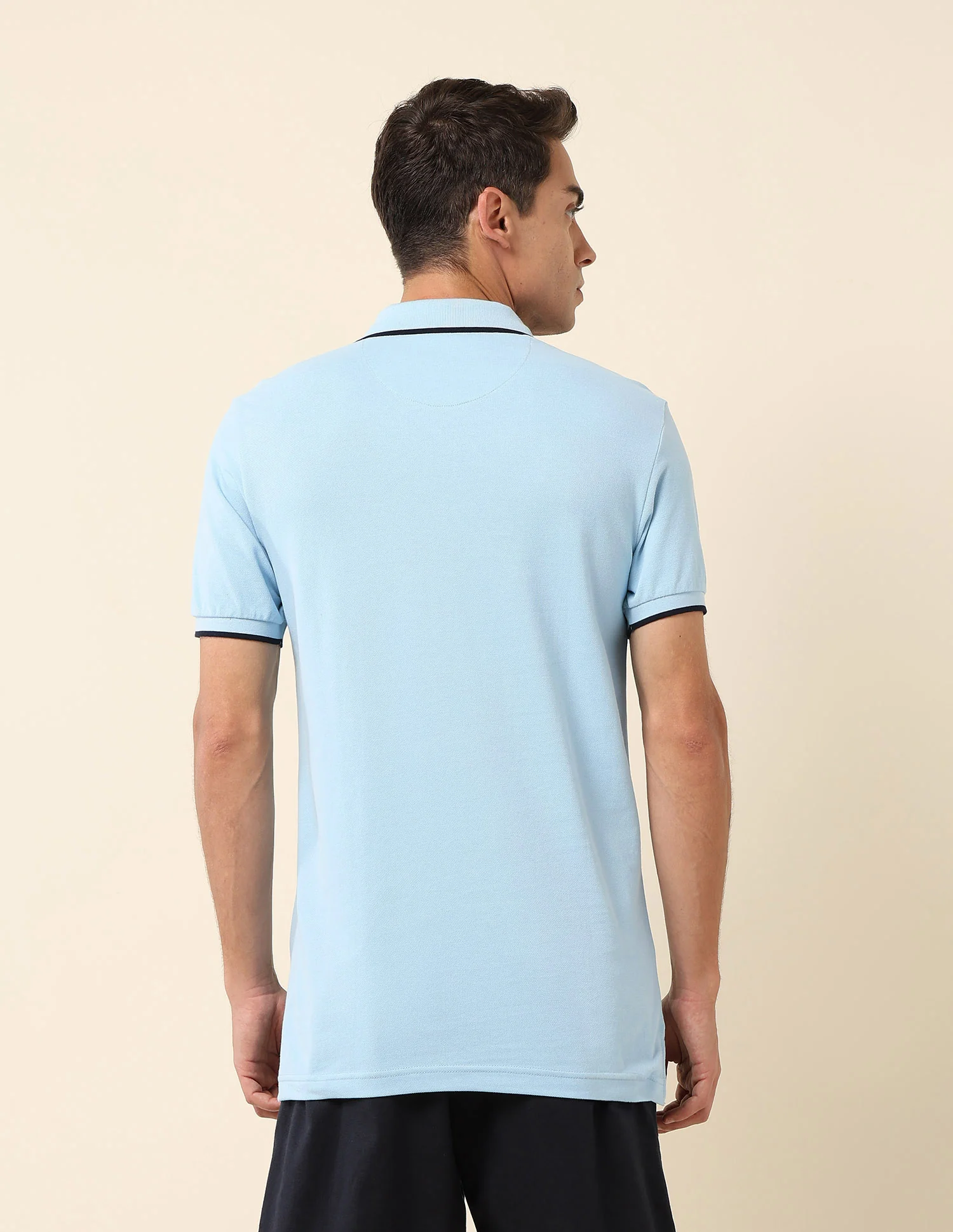 Slim Fit Solid Polo Shirt - Image 5