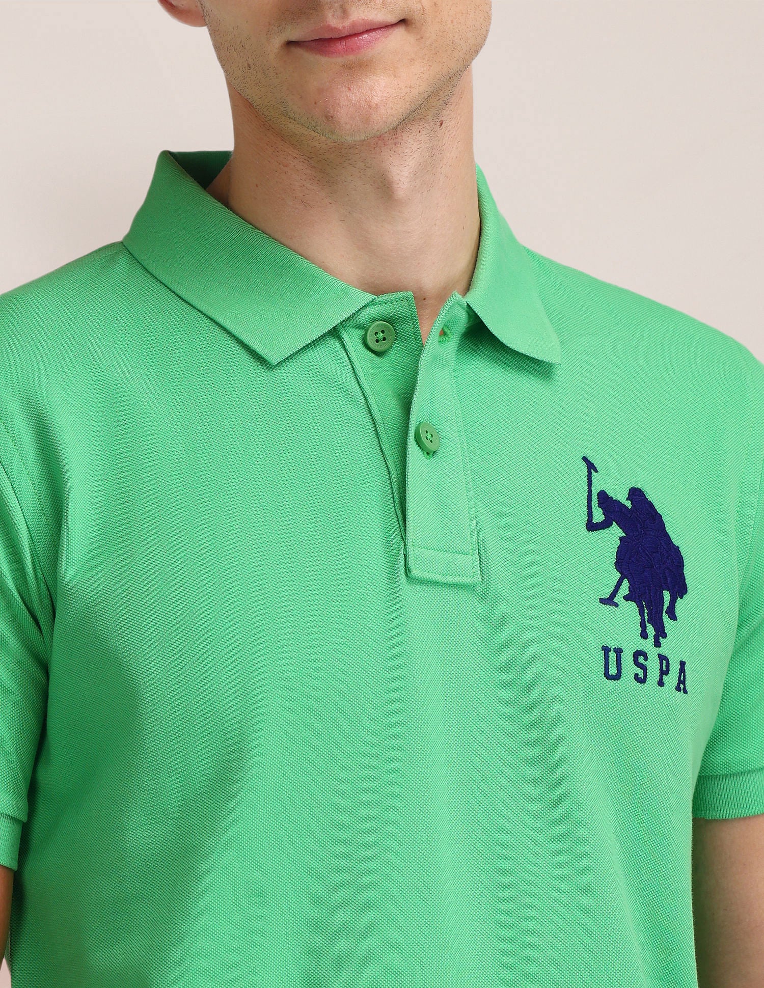 Slim Fit Solid Polo Shirt - Image 7