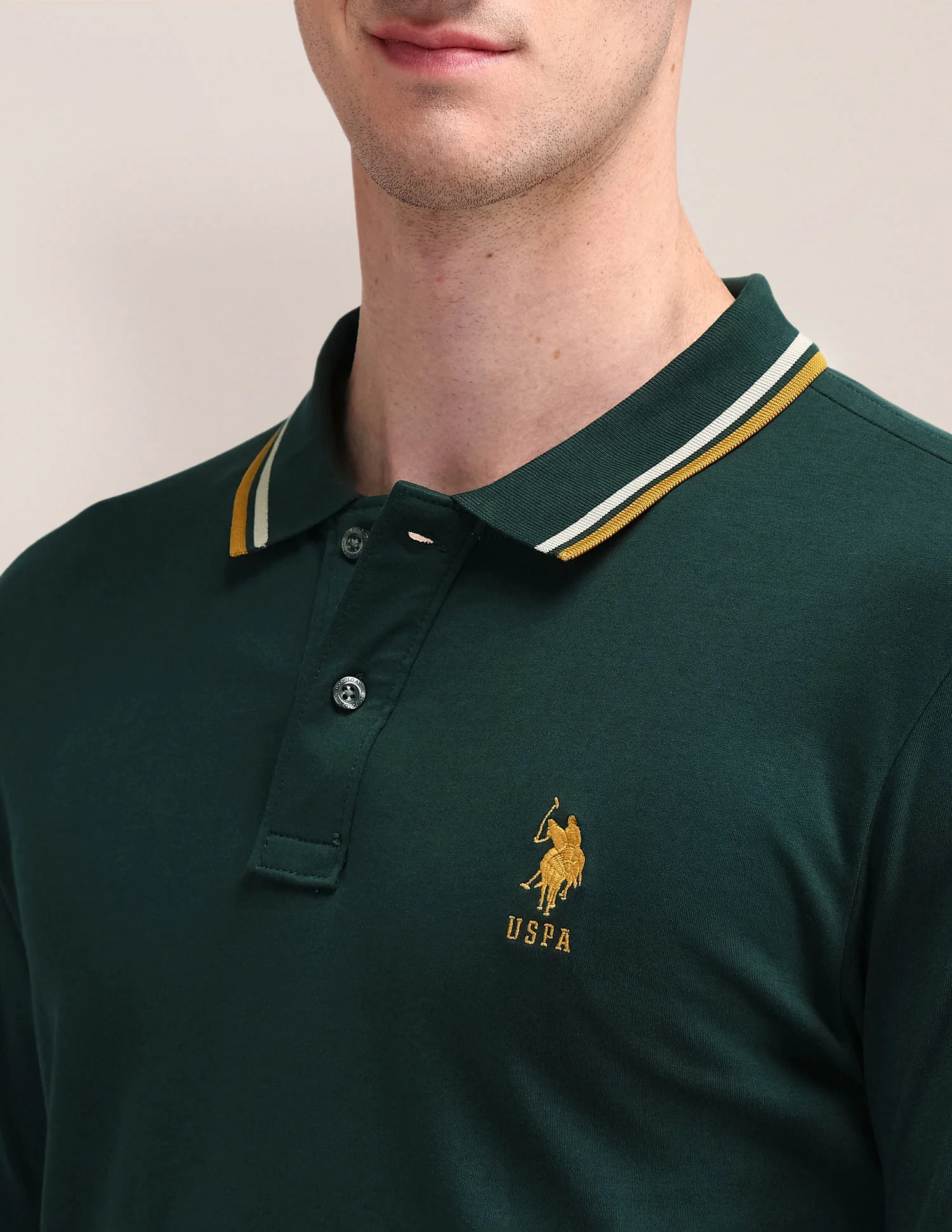 Slim Fit Solid Polo Shirt - Image 7