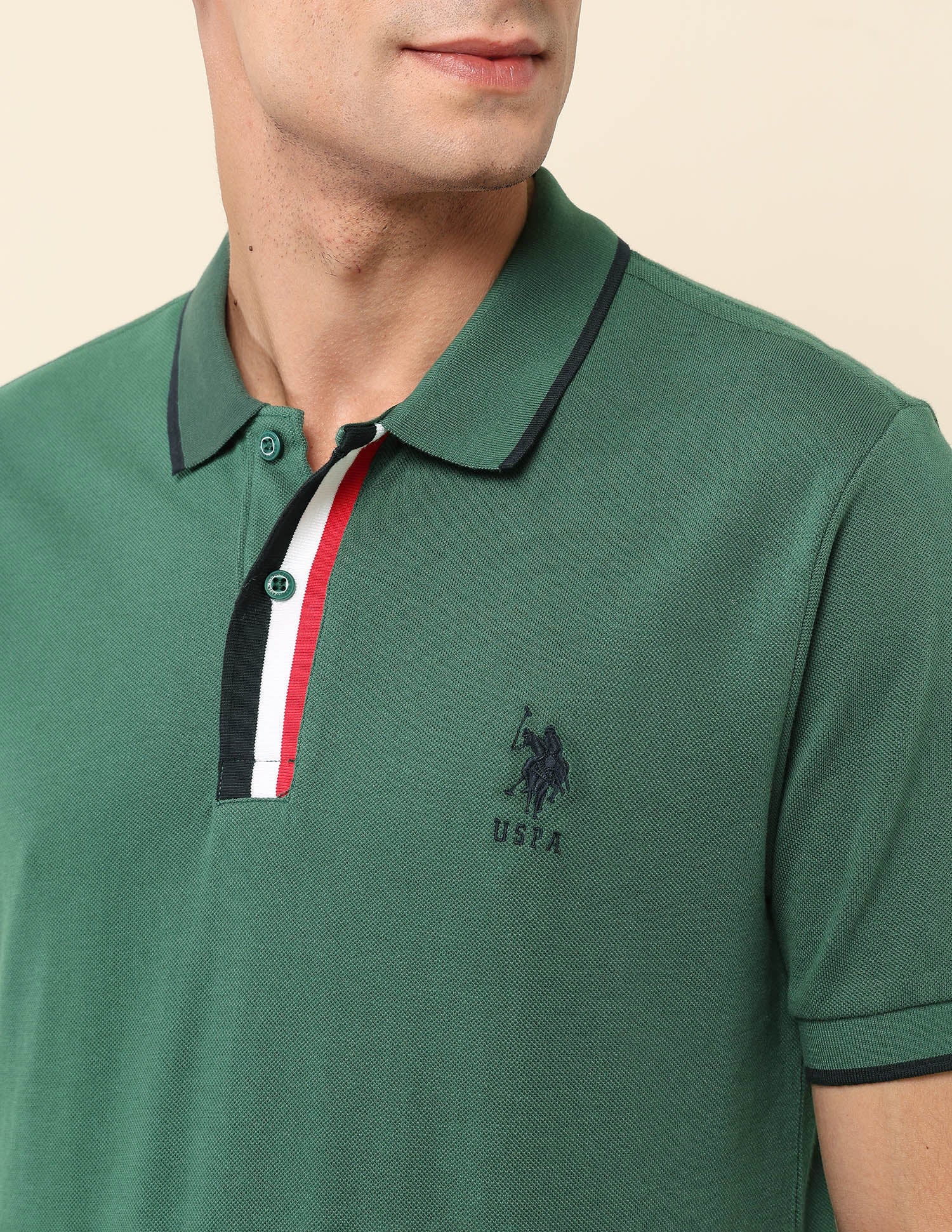 Slim Fit Solid Polo Shirt - Image 7