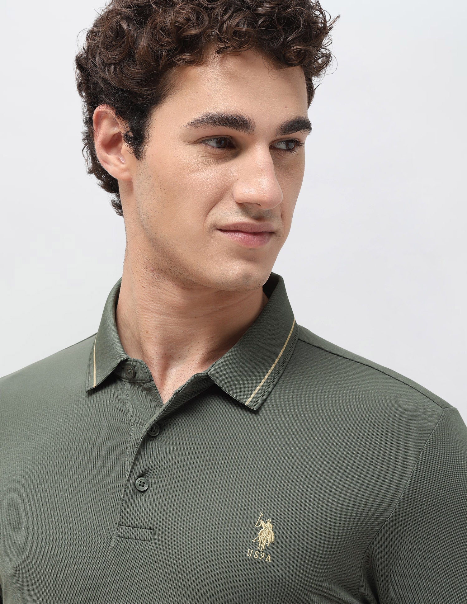 Slim Fit Solid Polo Shirt - Image 7
