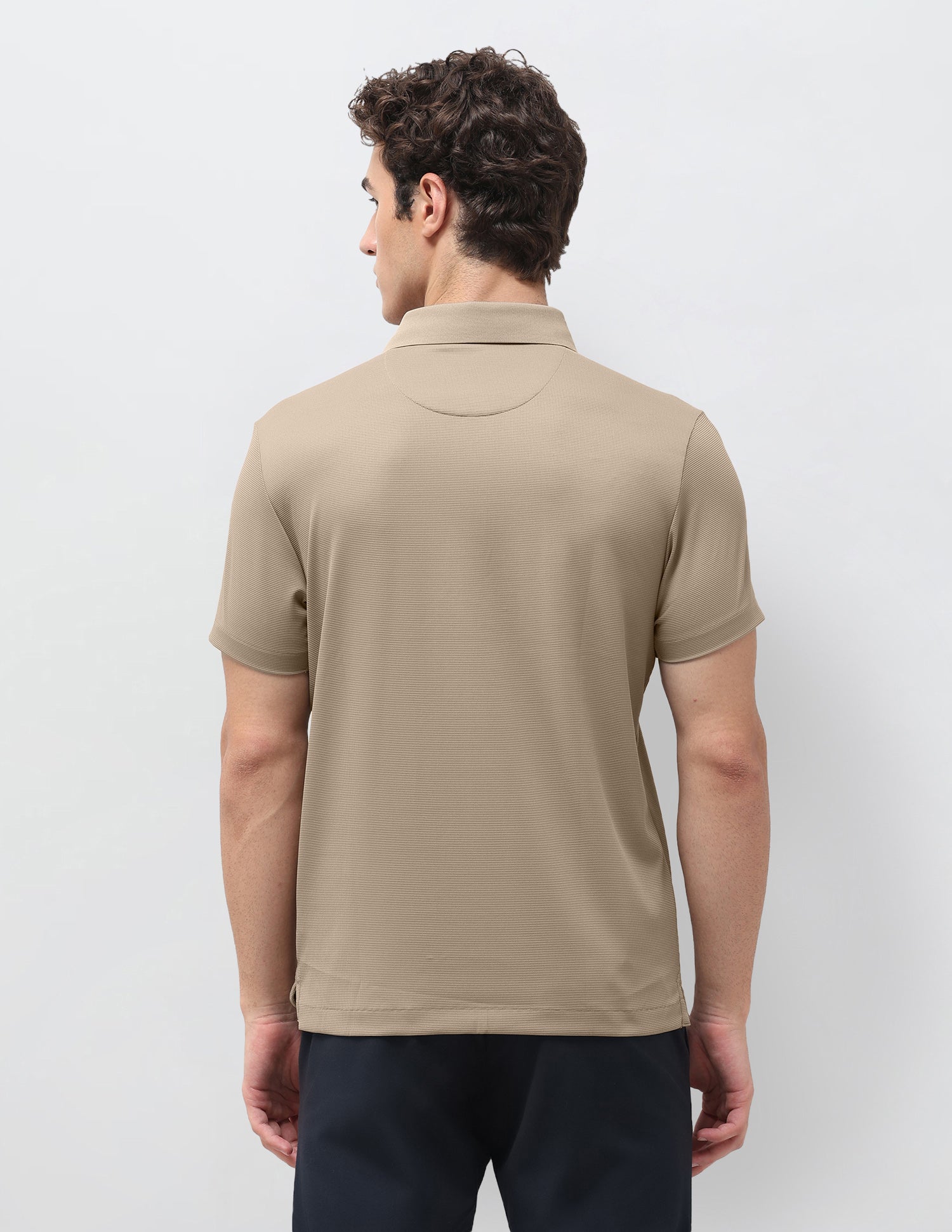 Slim Fit Solid Polo Shirt - Image 5