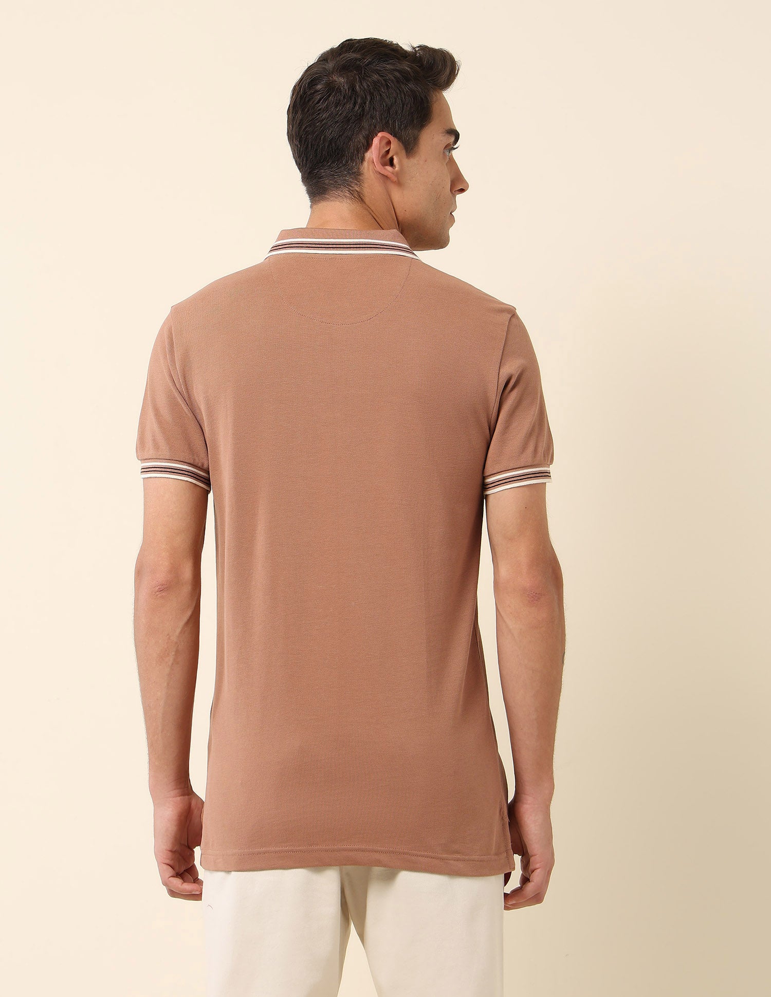 Slim Fit Solid Polo Shirt - Image 5