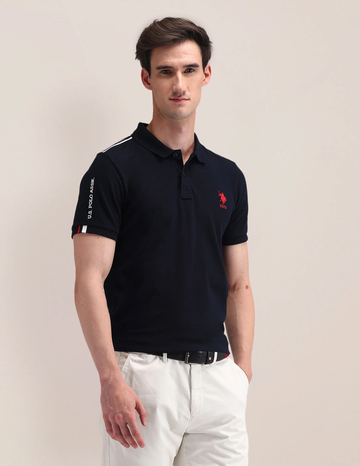 Slim Fit Solid Polo Shirt