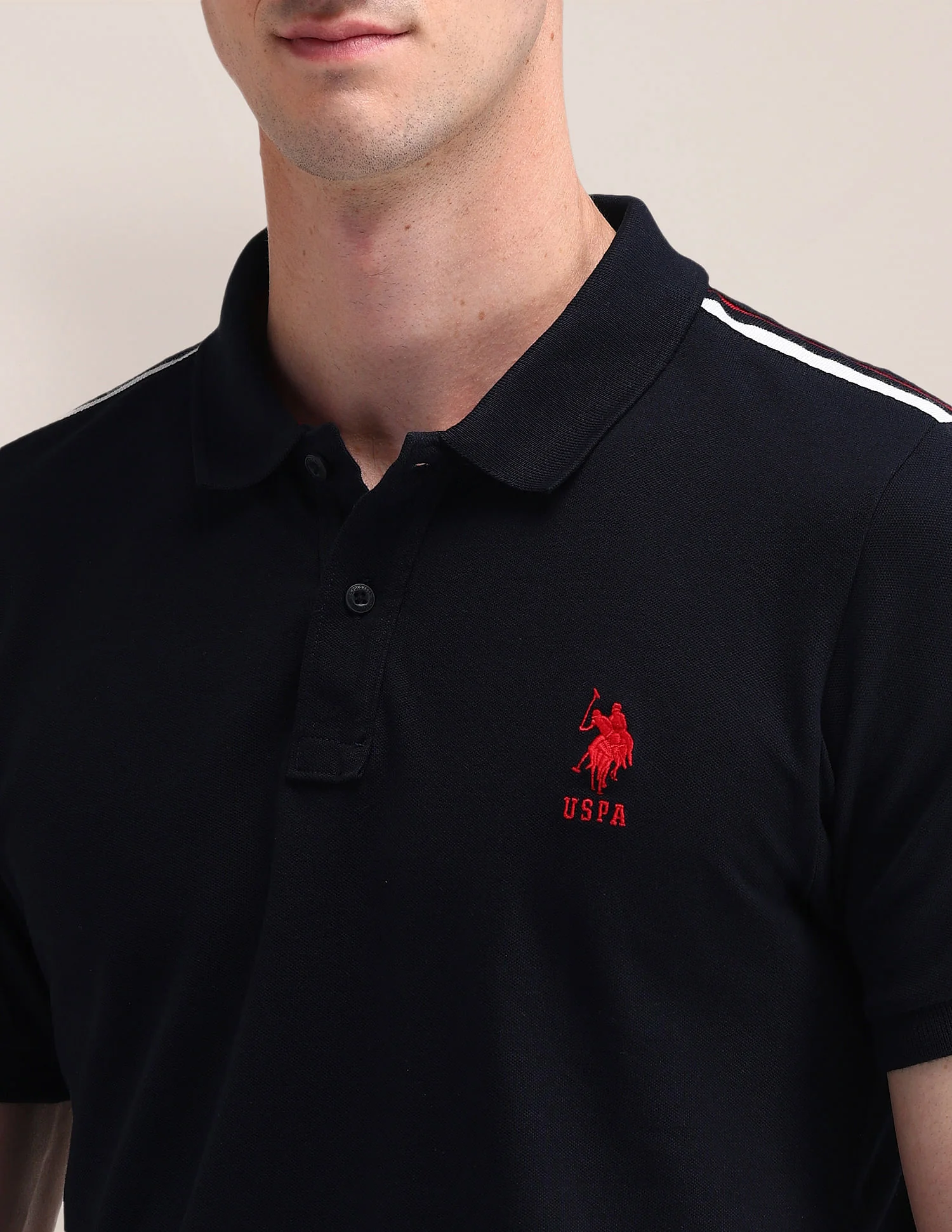 Slim Fit Solid Polo Shirt - Image 7
