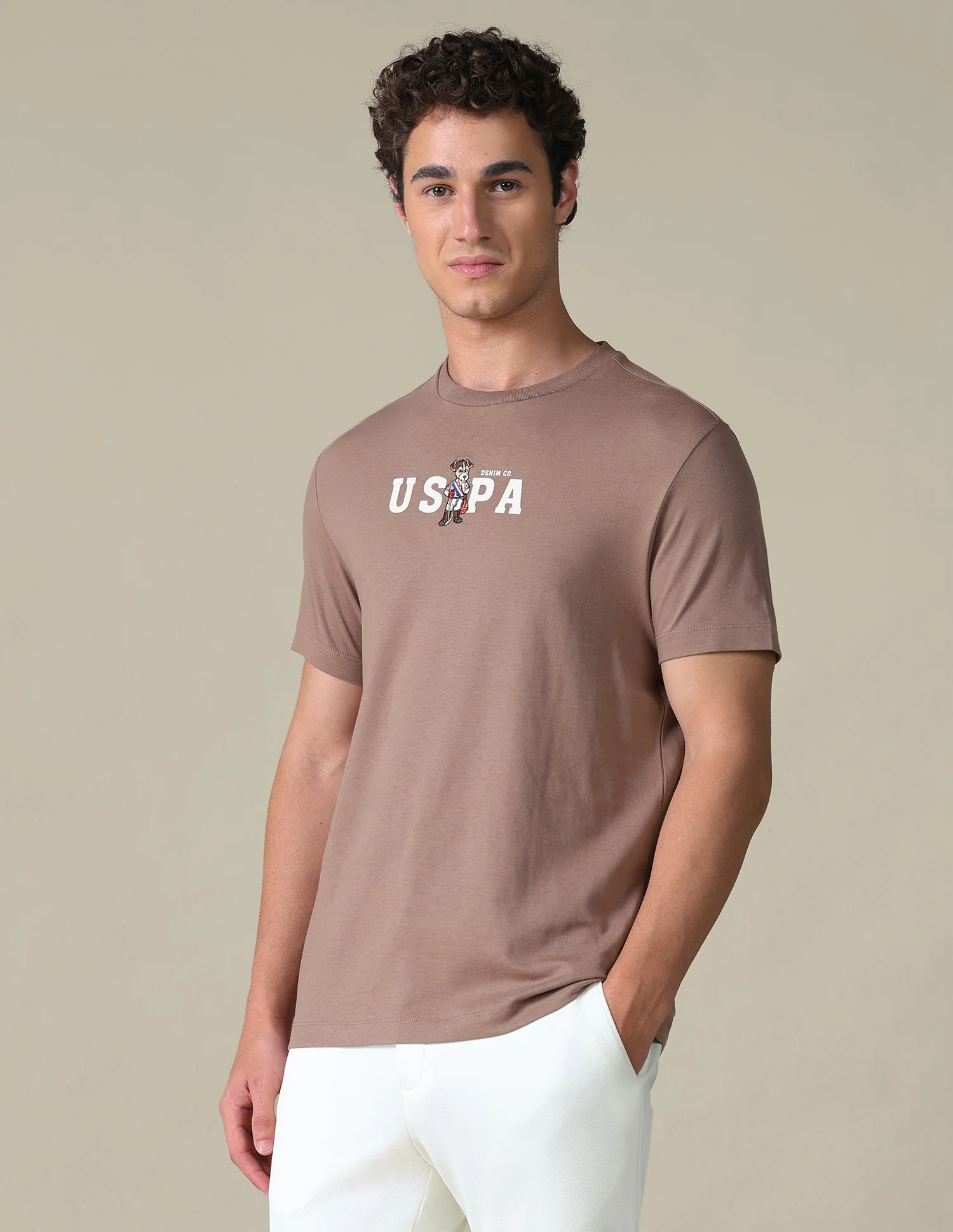 Slim Fit Solid T-Shirt - Image 4