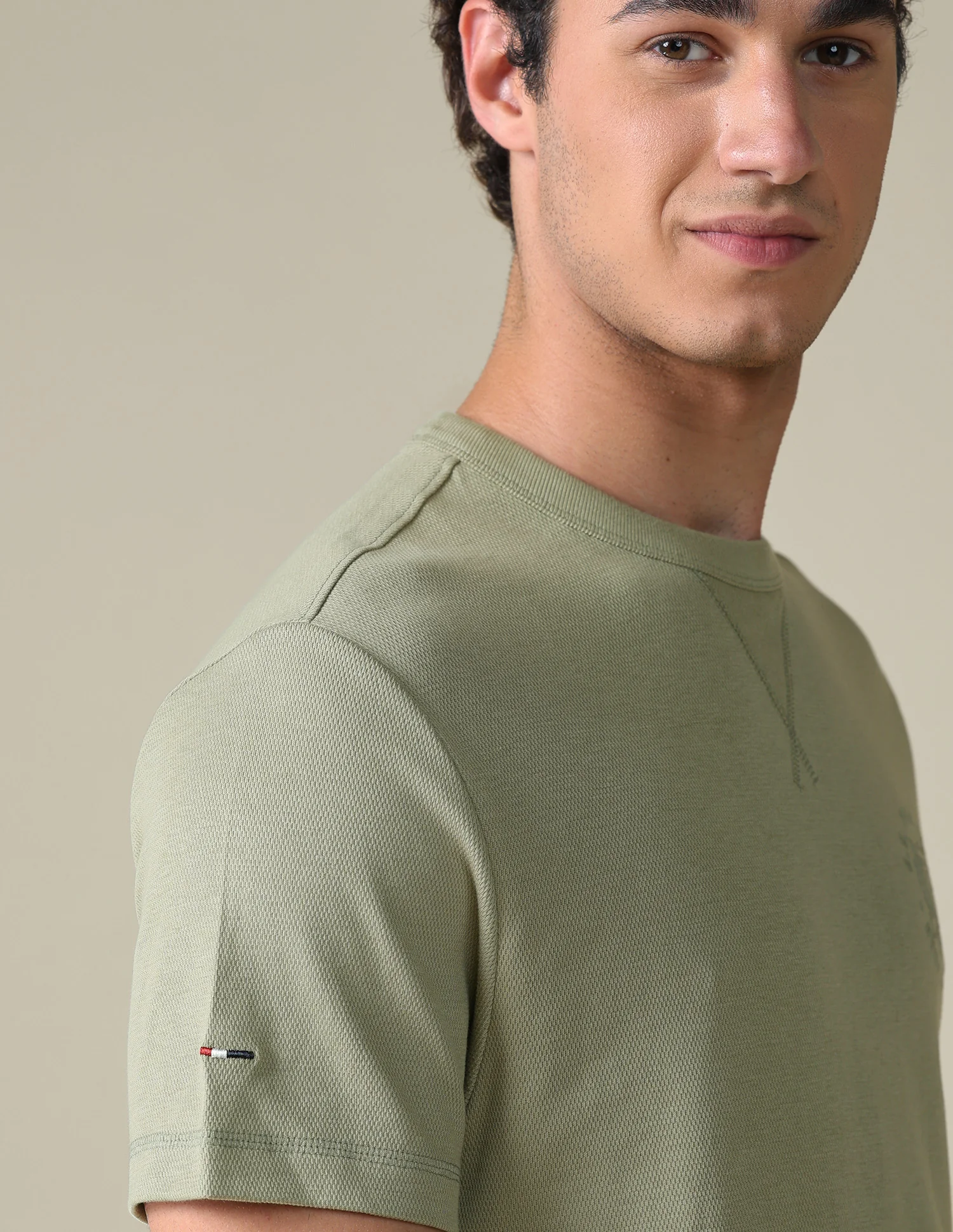 Slim Fit Solid T-Shirt - Image 8