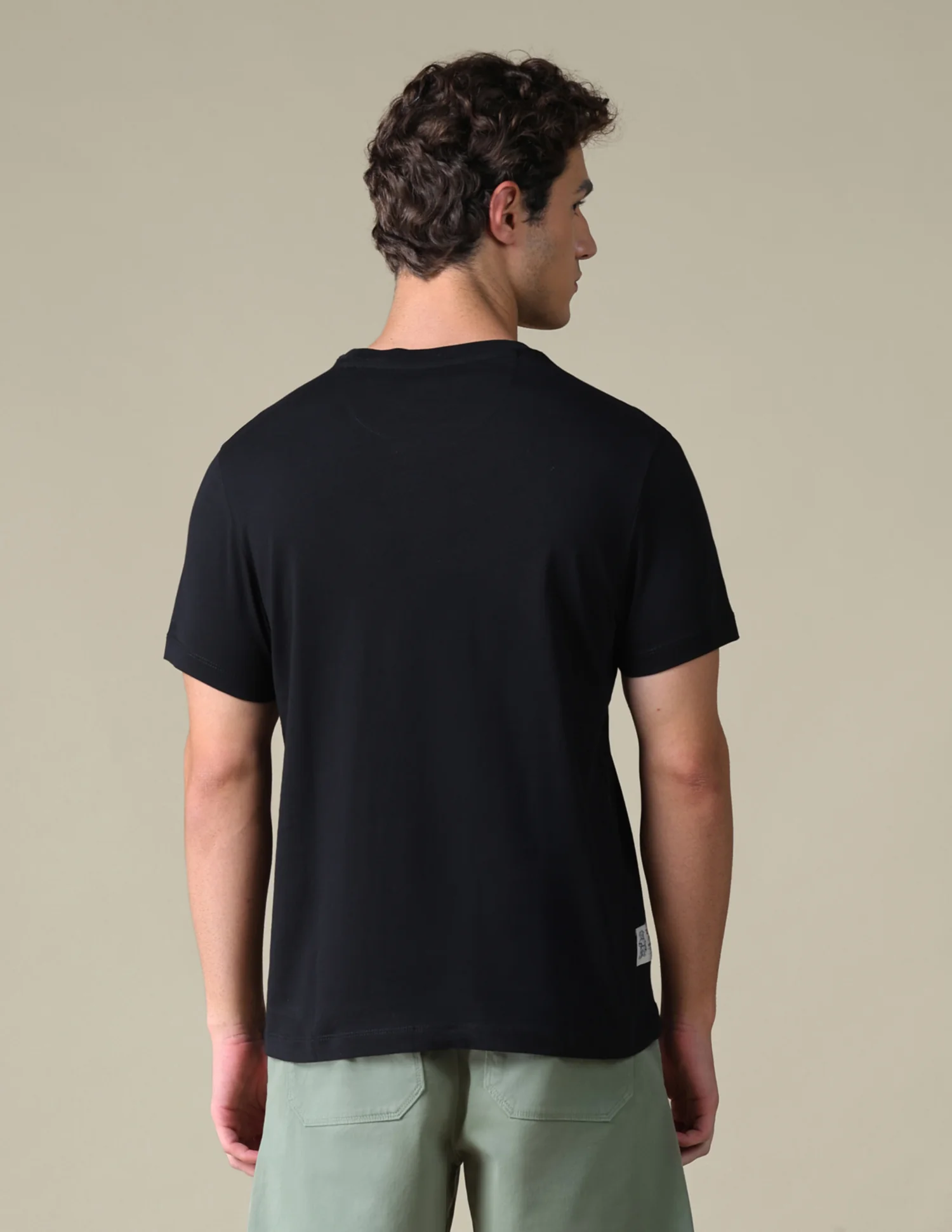 Slim Fit Solid T-Shirt - Image 5