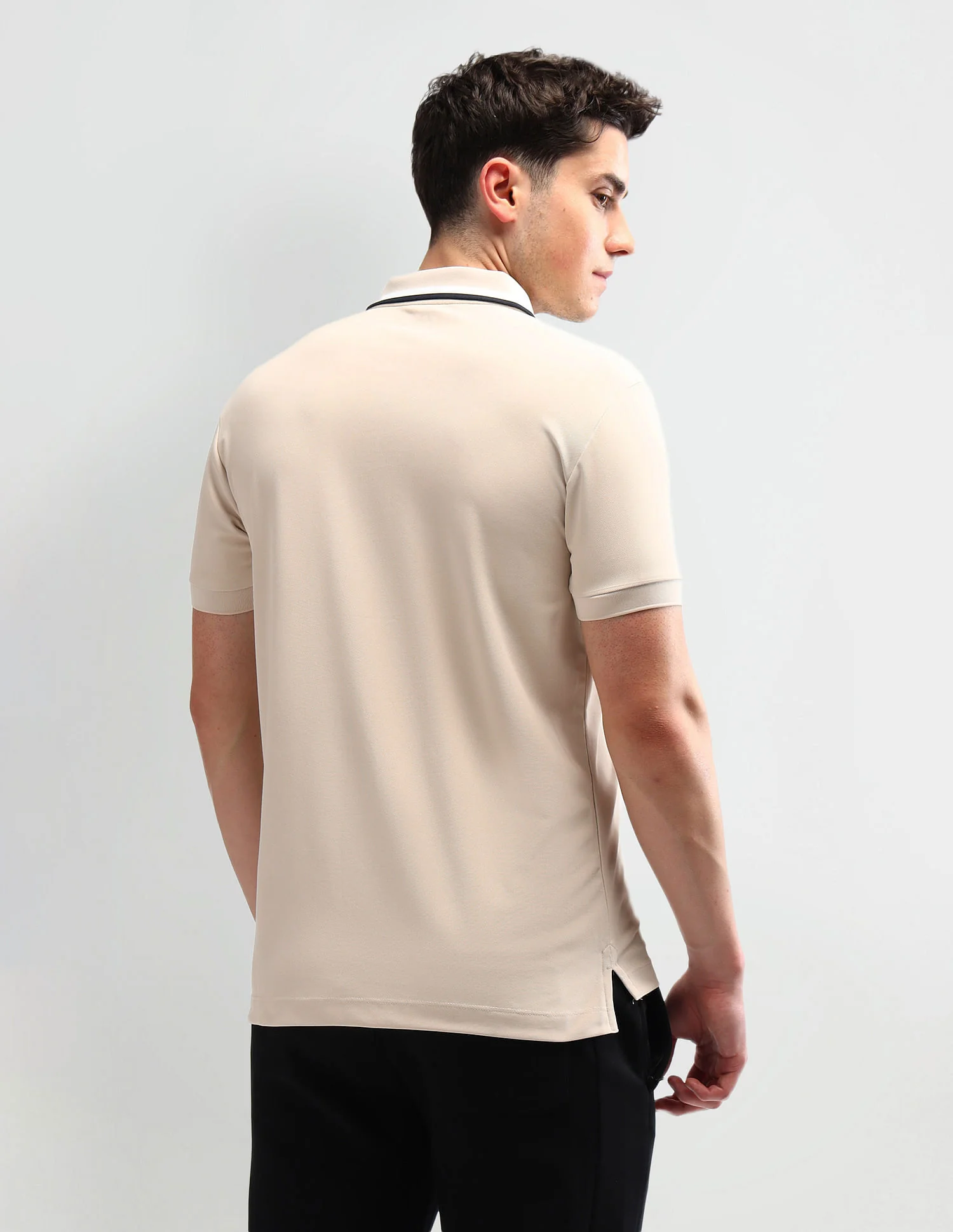 Slim Fit Striped Polo Shirt - Image 5