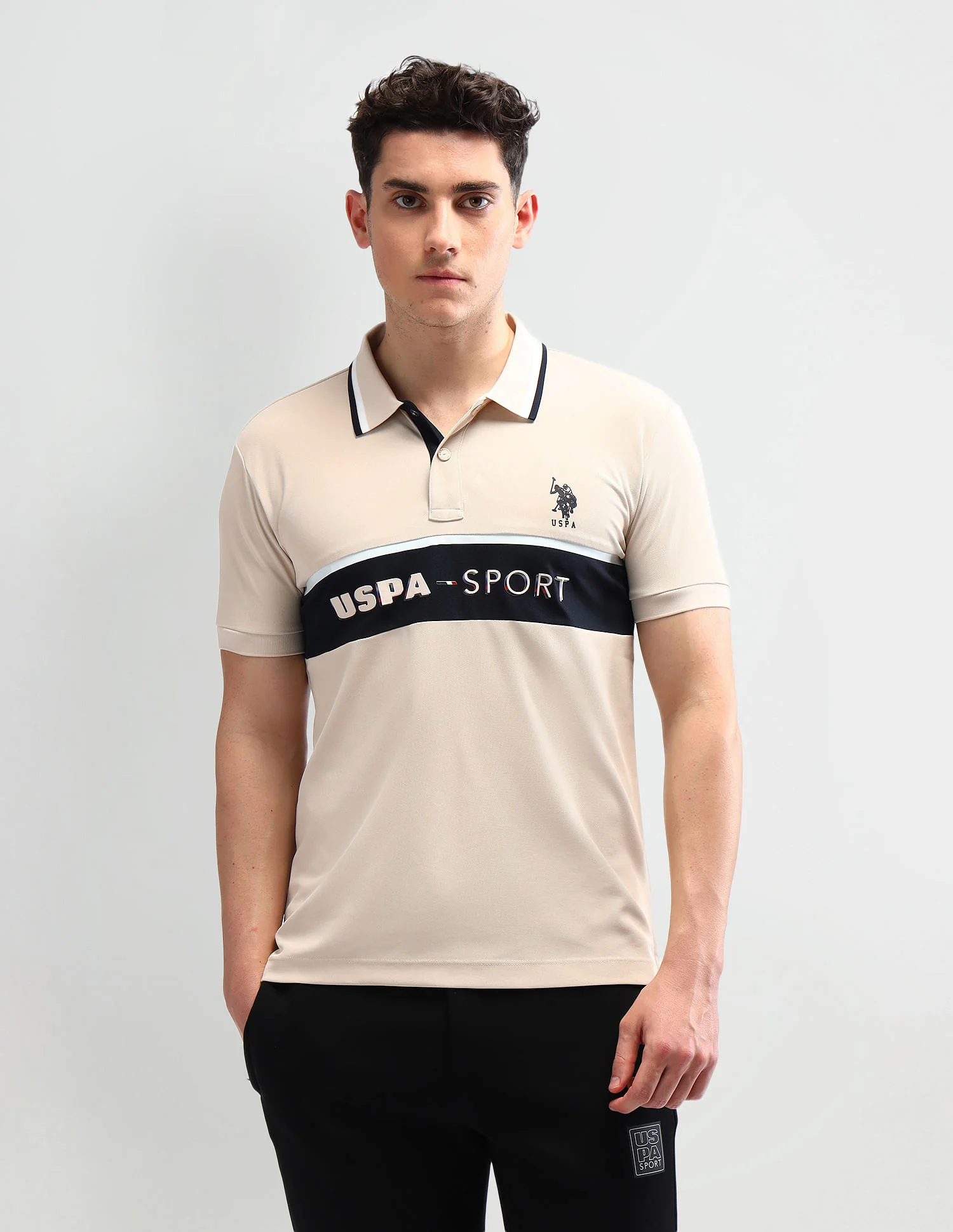Slim Fit Striped Polo Shirt - Image 6