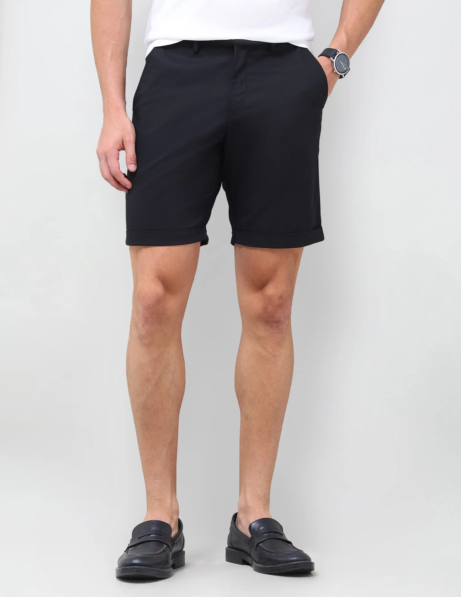 Slim Fit Twill Chino Shorts