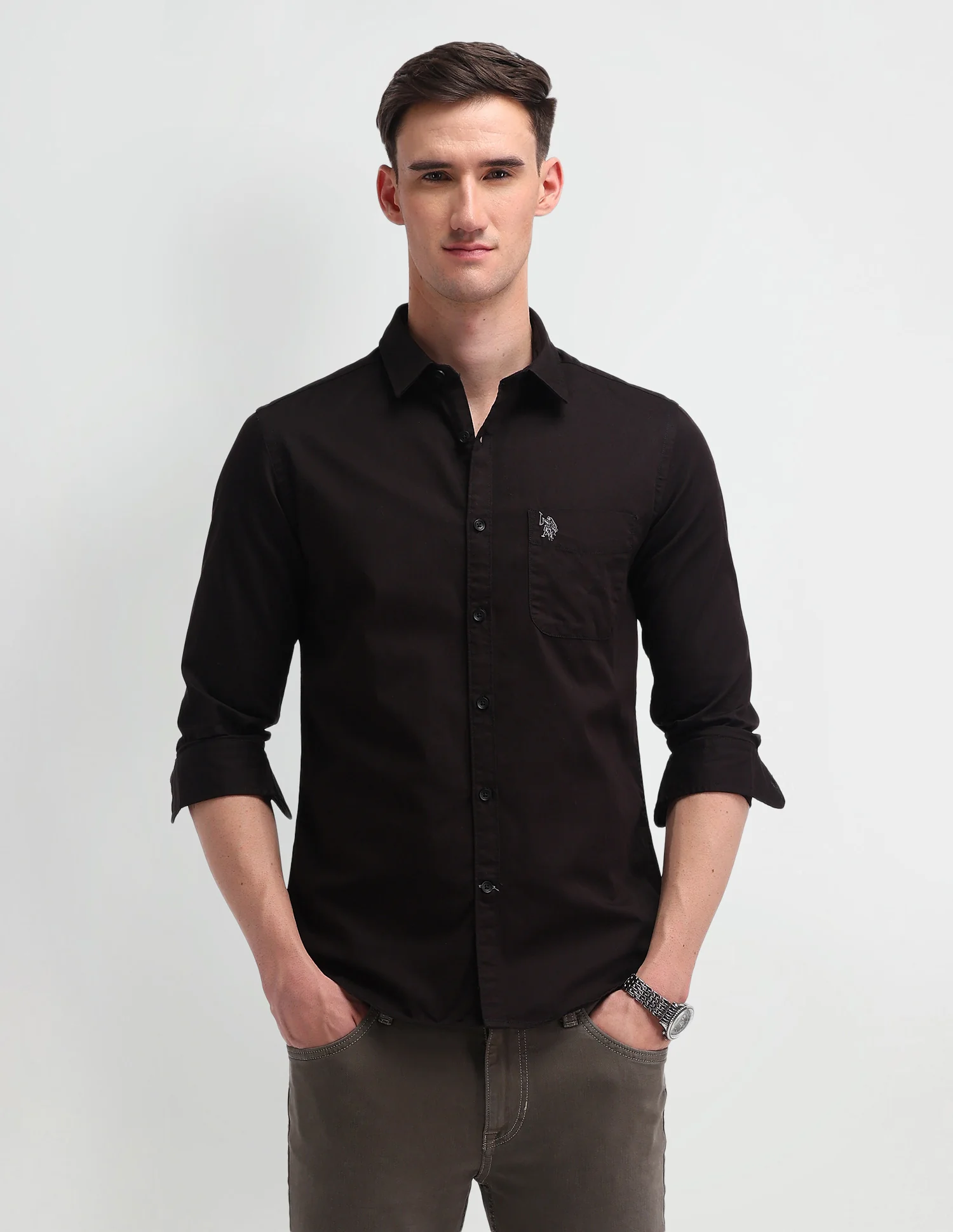 Slim Fit Twill Shirt