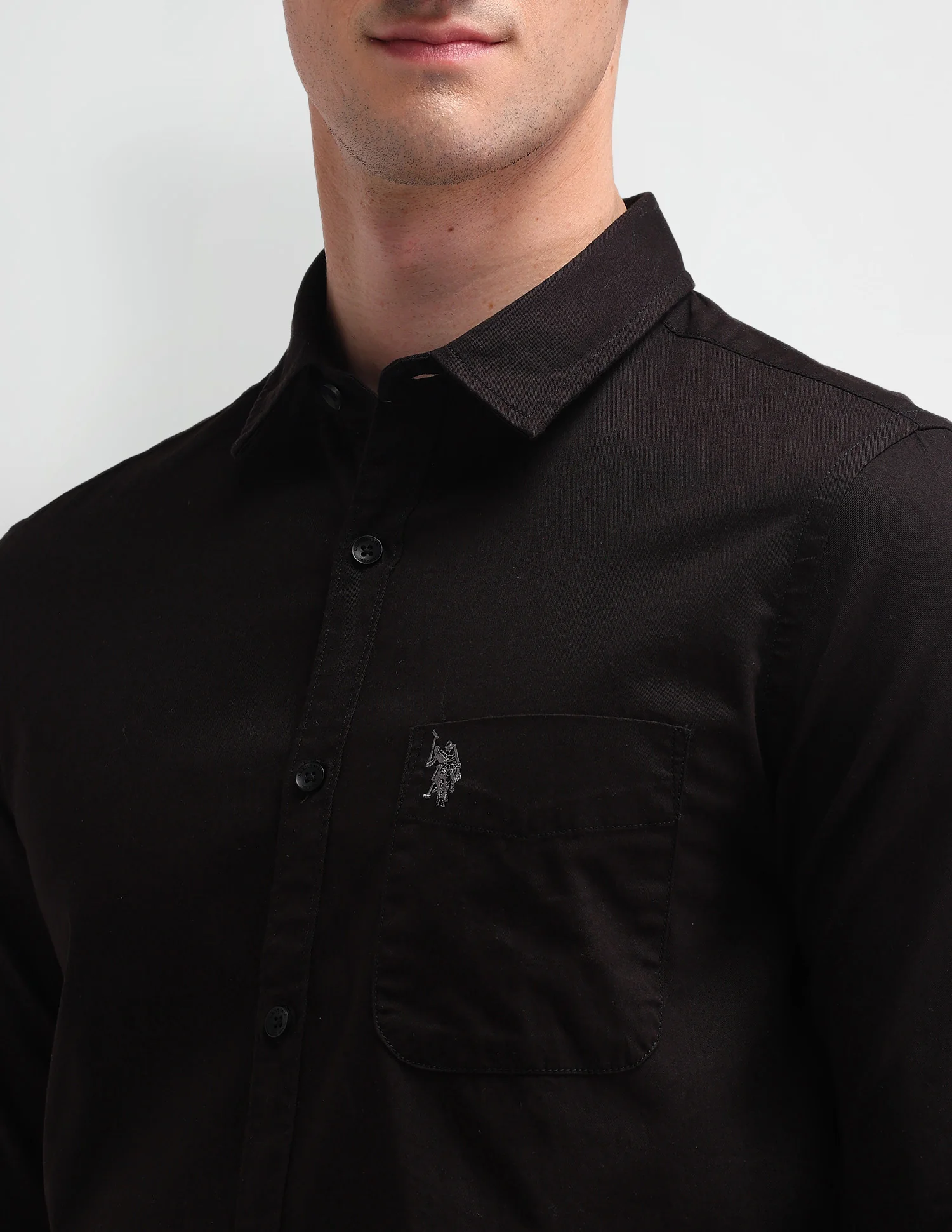 Slim Fit Twill Shirt - Image 7