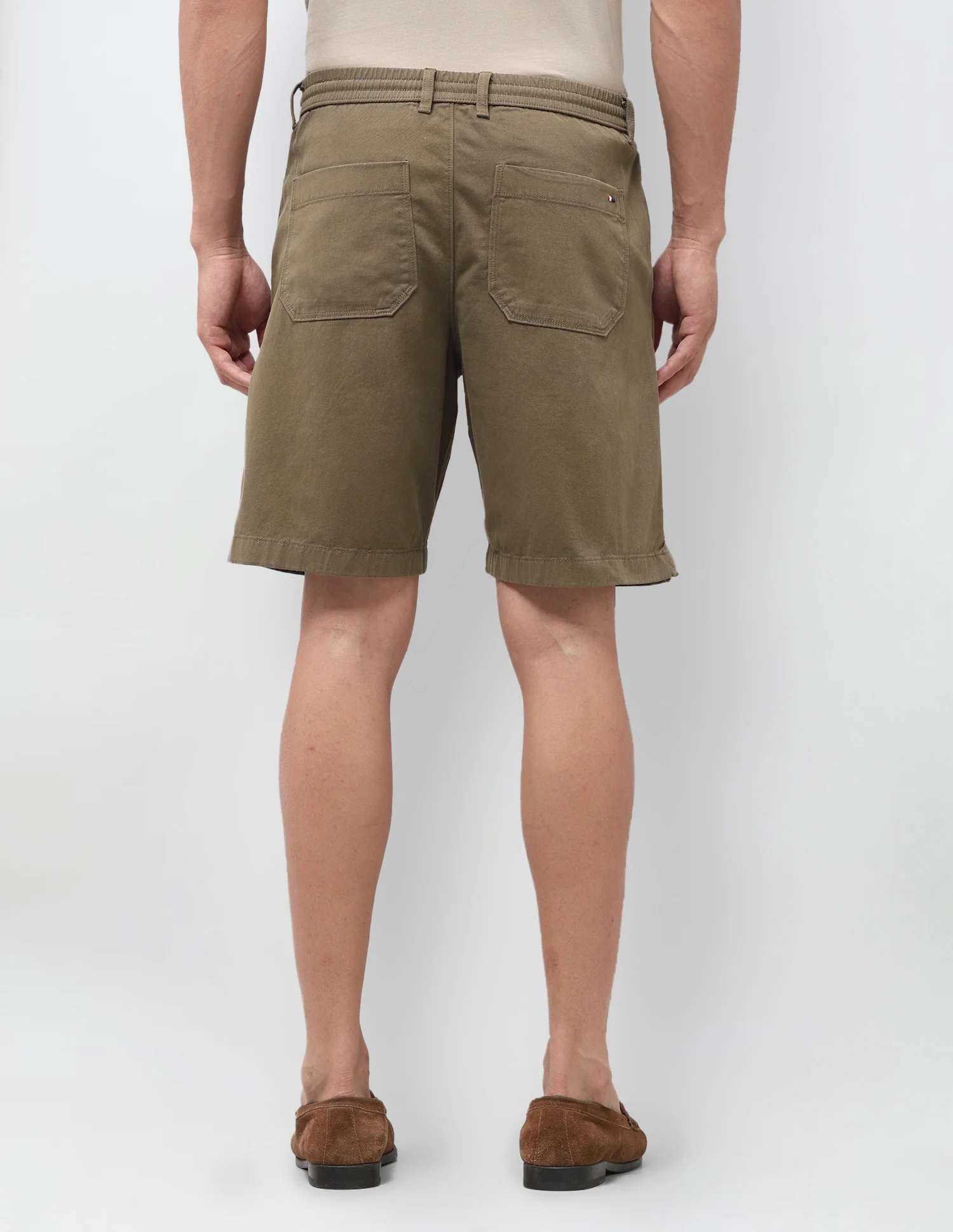 Slim Fit Twill Shorts - Image 5