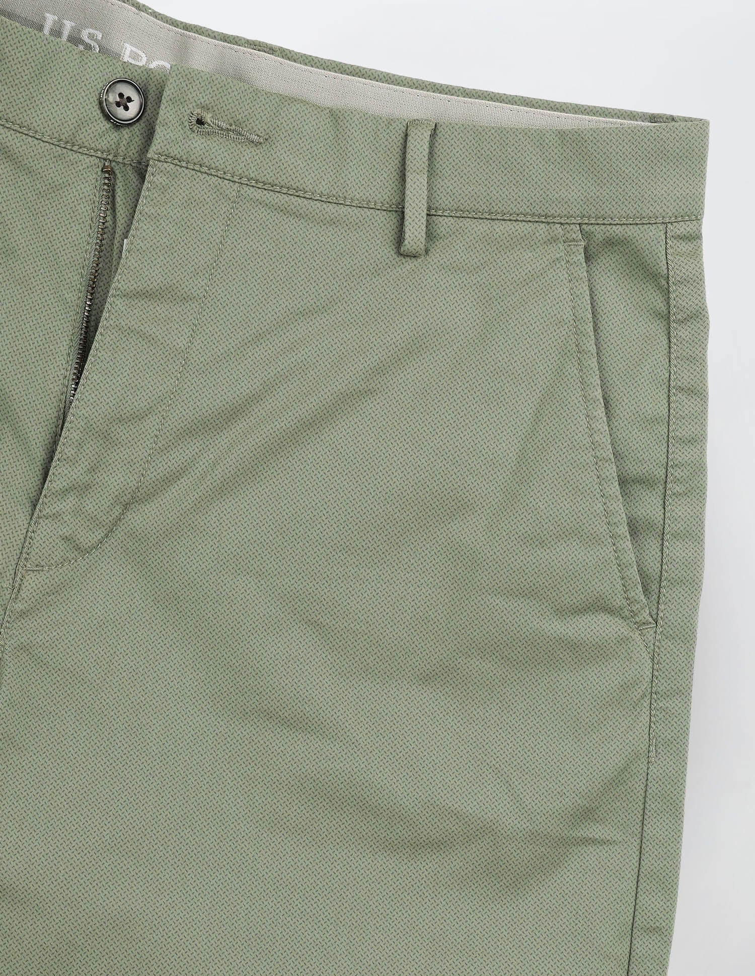 Slim Fit Twill Shorts - Image 2