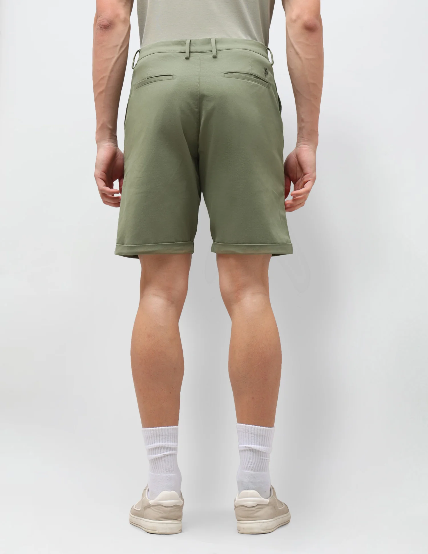 Slim Fit Twill Shorts - Image 5