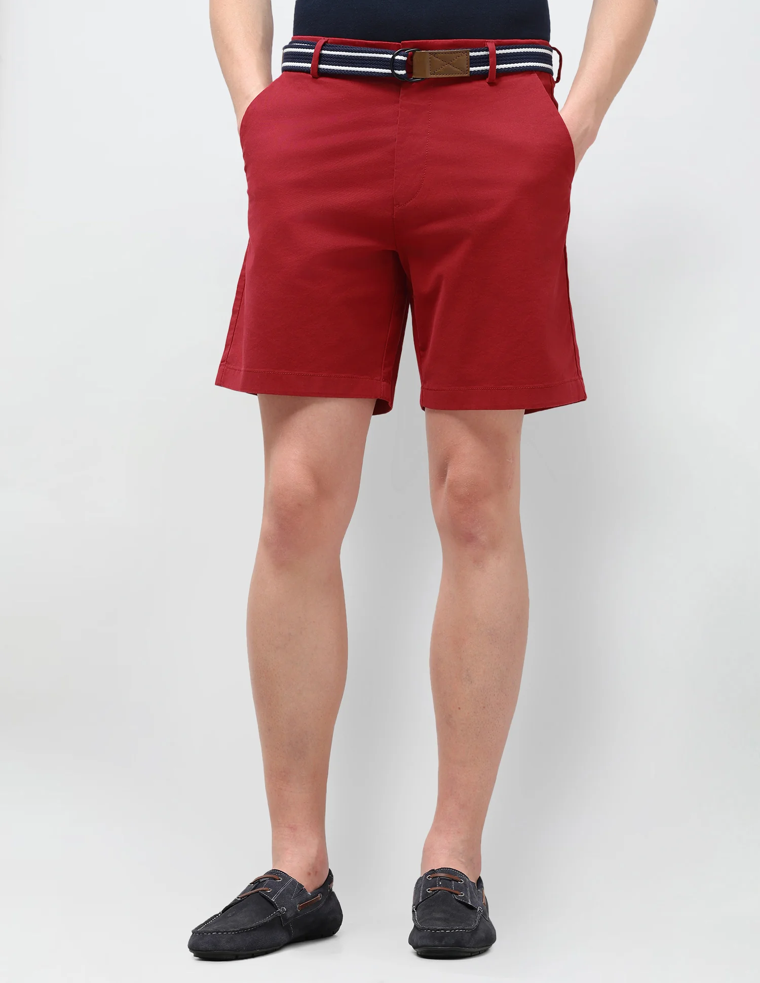 Slim Fit Twill Shorts - Image 6